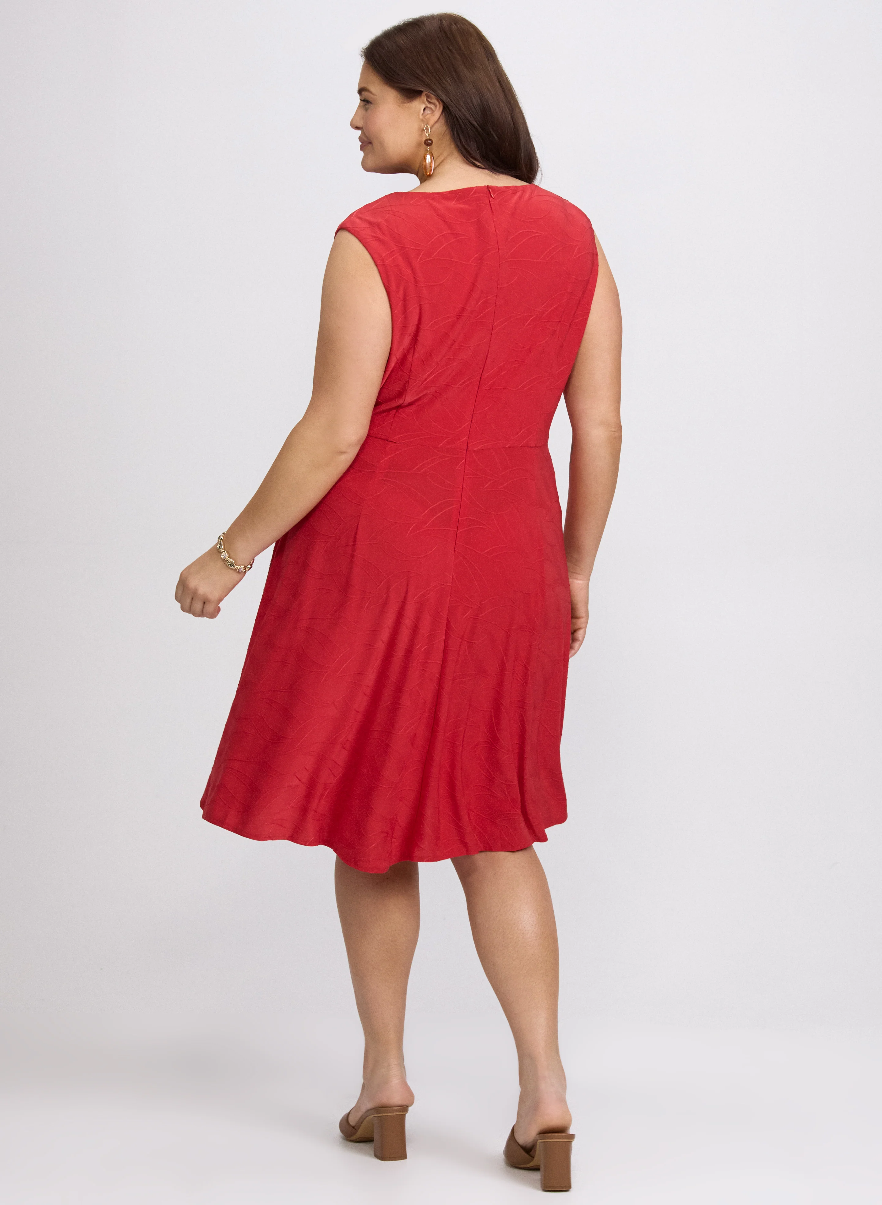 Textured Jersey Dress - Image 4