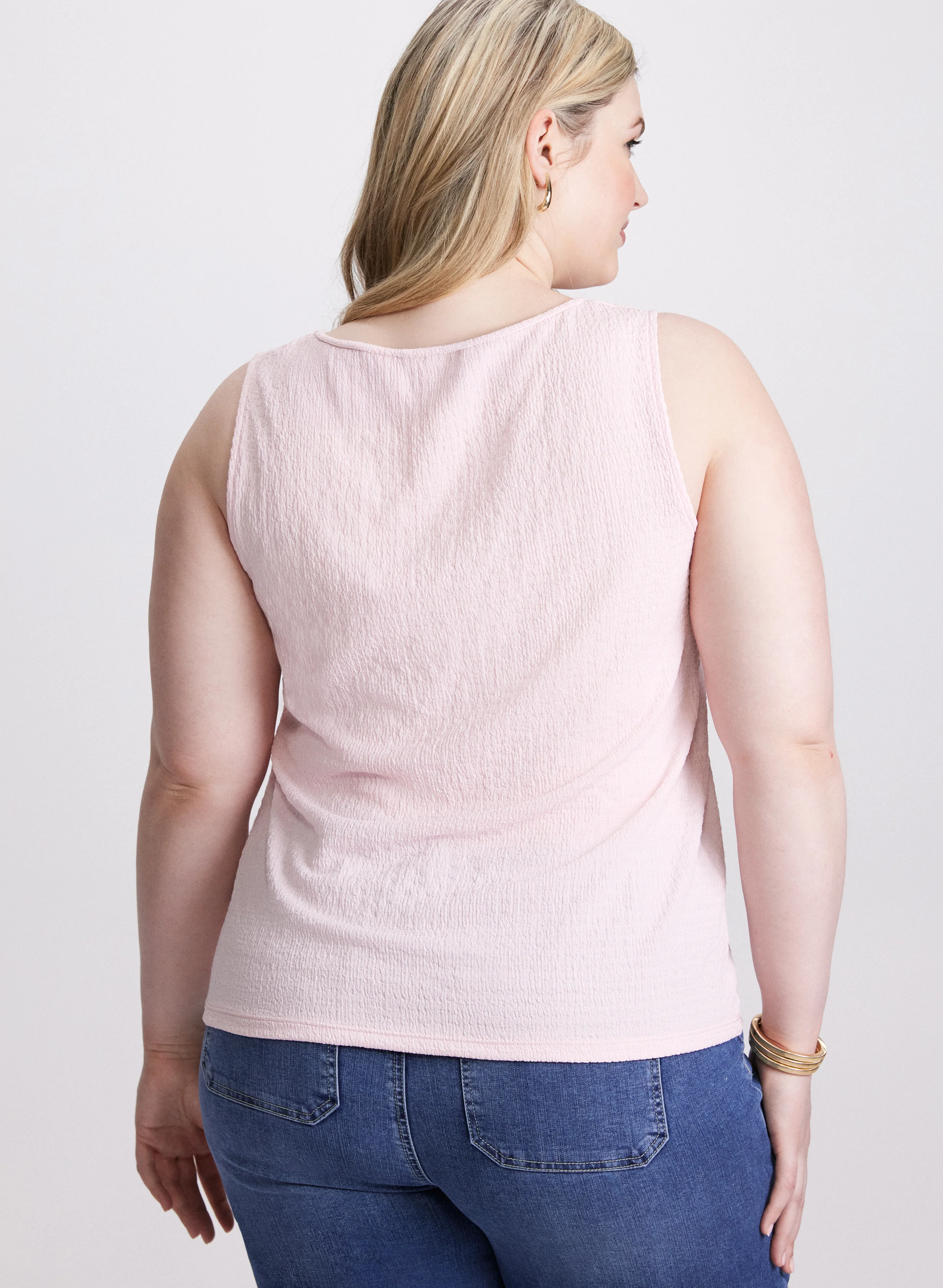 Sleeveless Textured Top - Image 4