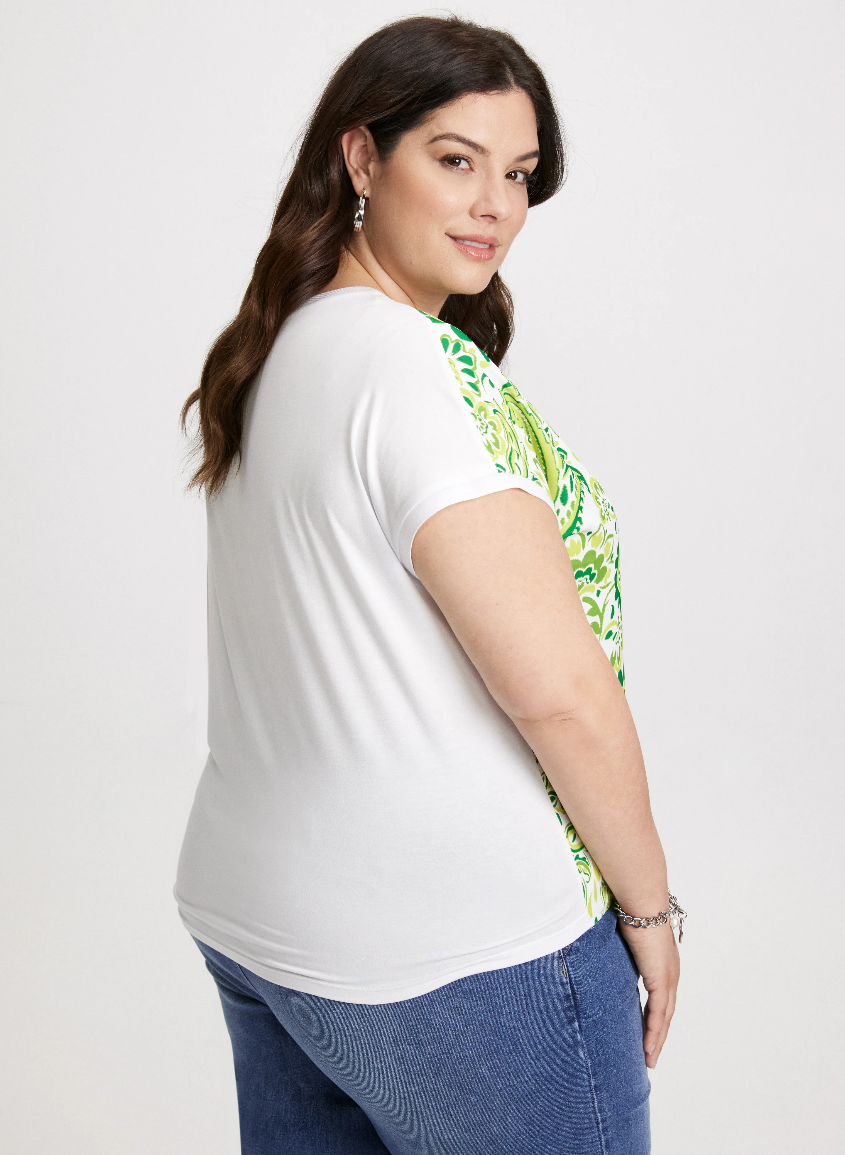 Tie Detail Drop-Shoulder Top - Image 4