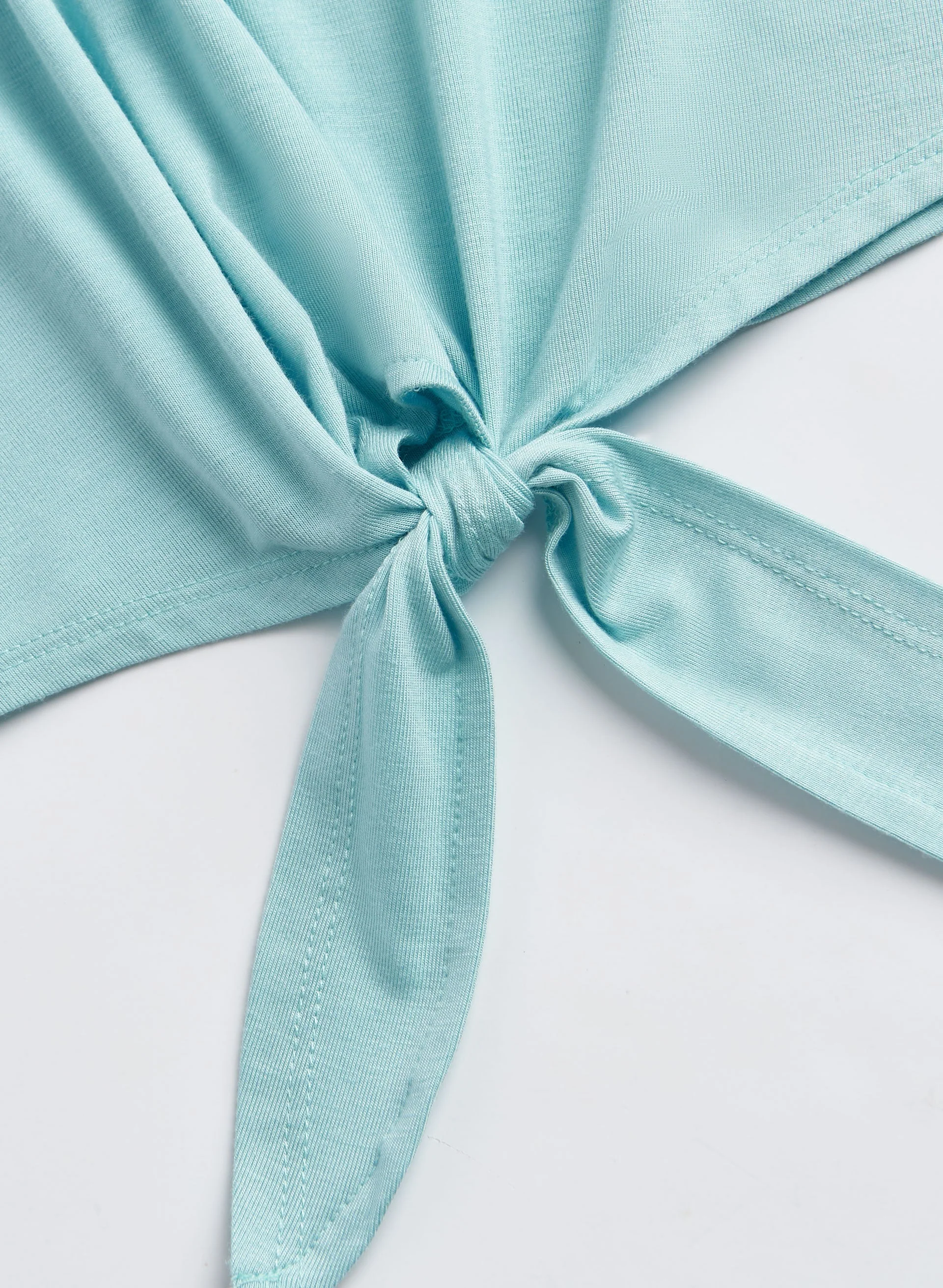 Tie Detail Tee - Image 6