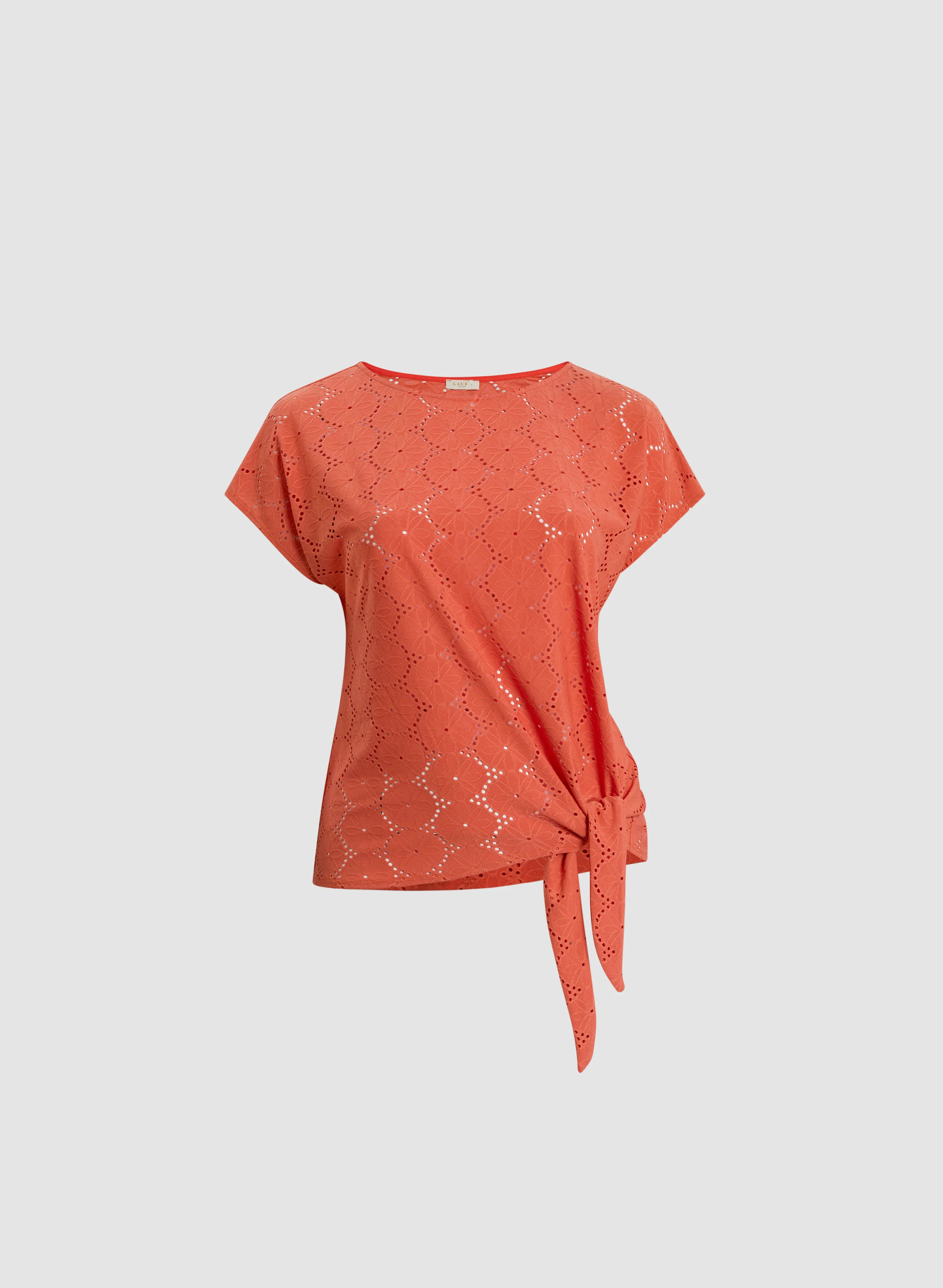 Tie-Front Eyelet Top - Image 6