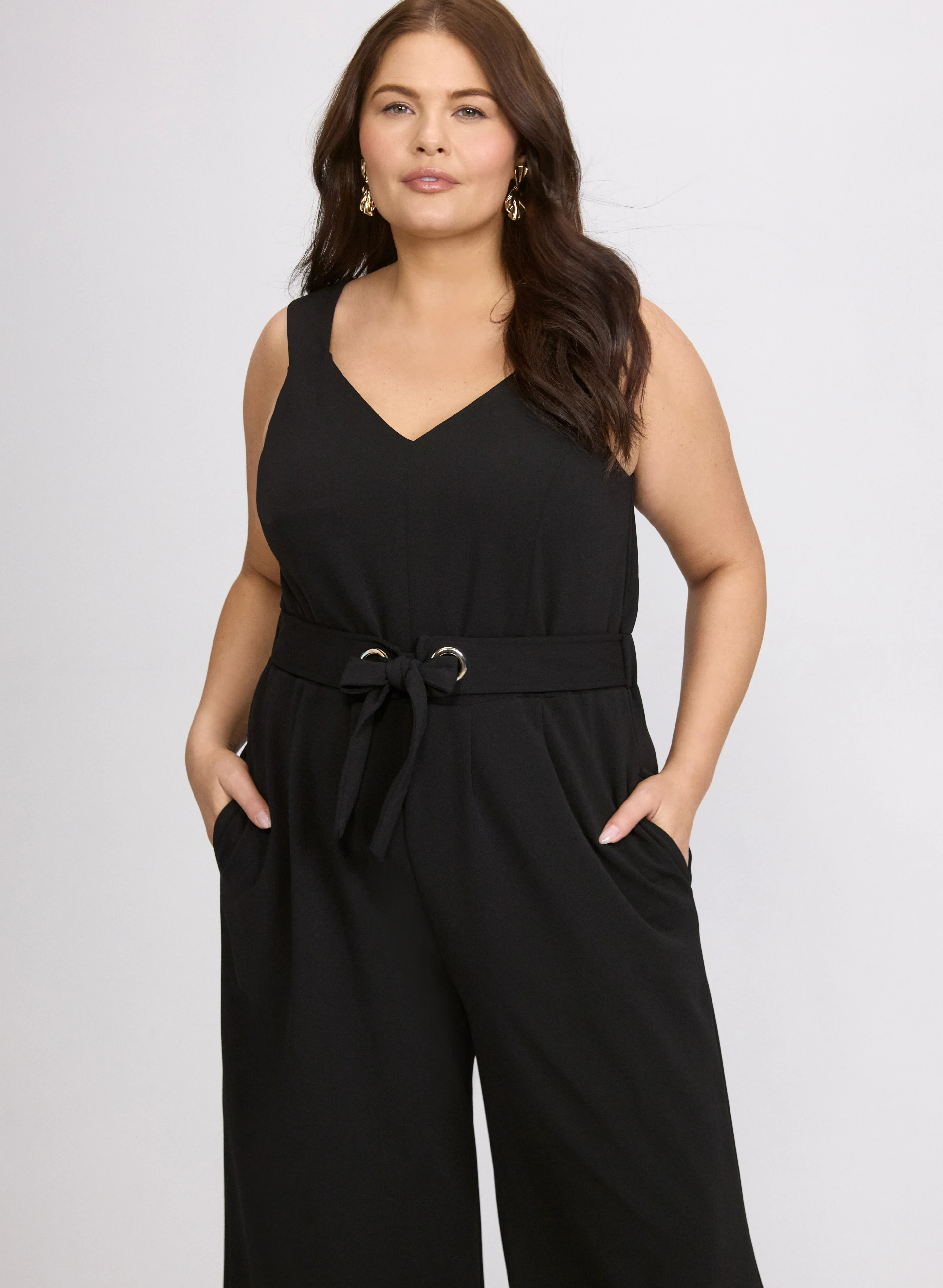 Tie-Waist Jumpsuit - Image 3