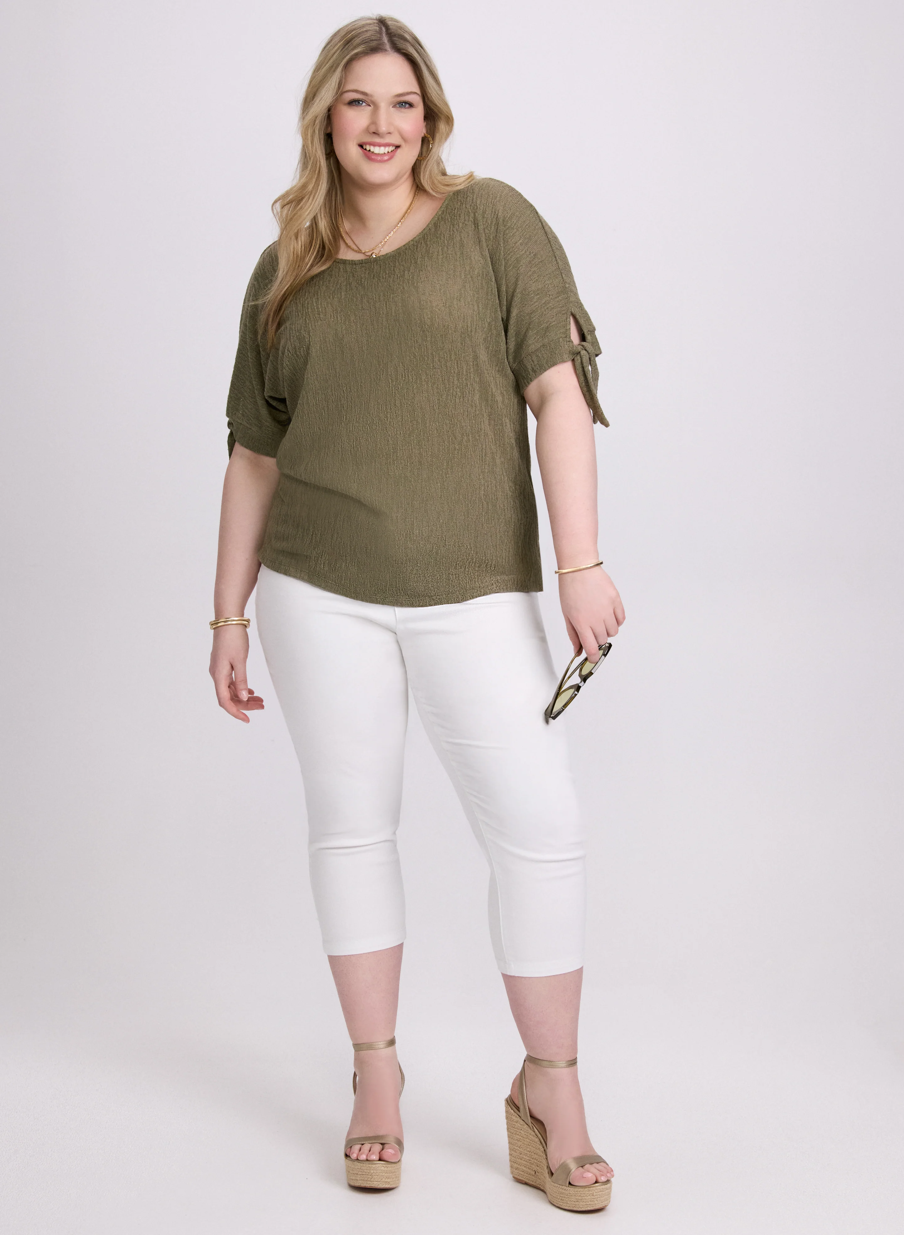 Tied Sleeves Top - Image 3