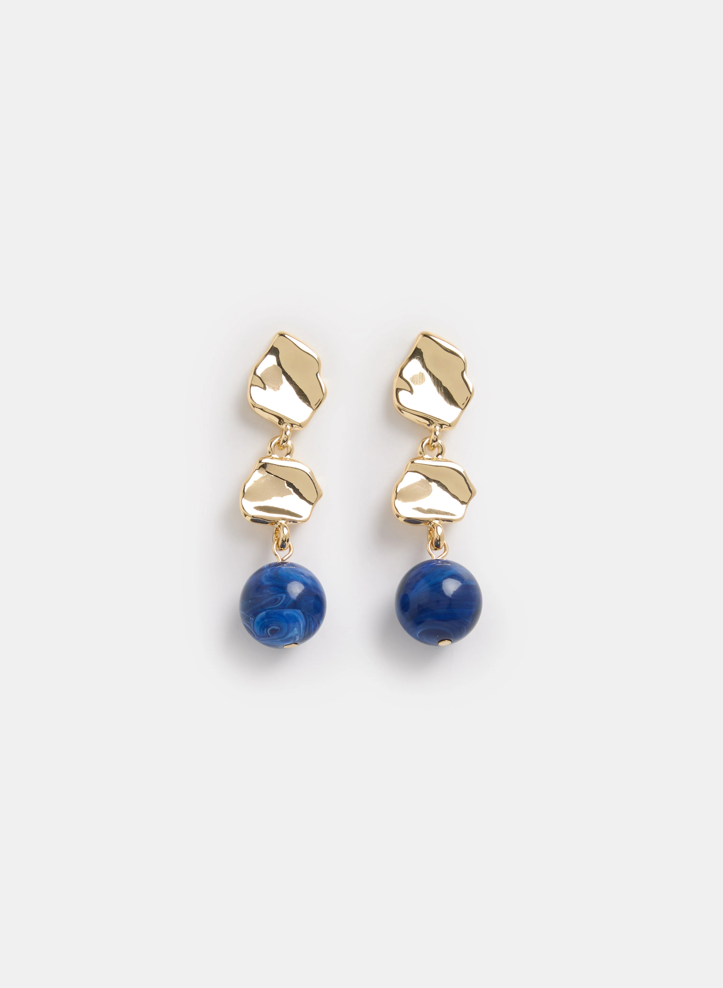 Tiered Bead Drop Earrings