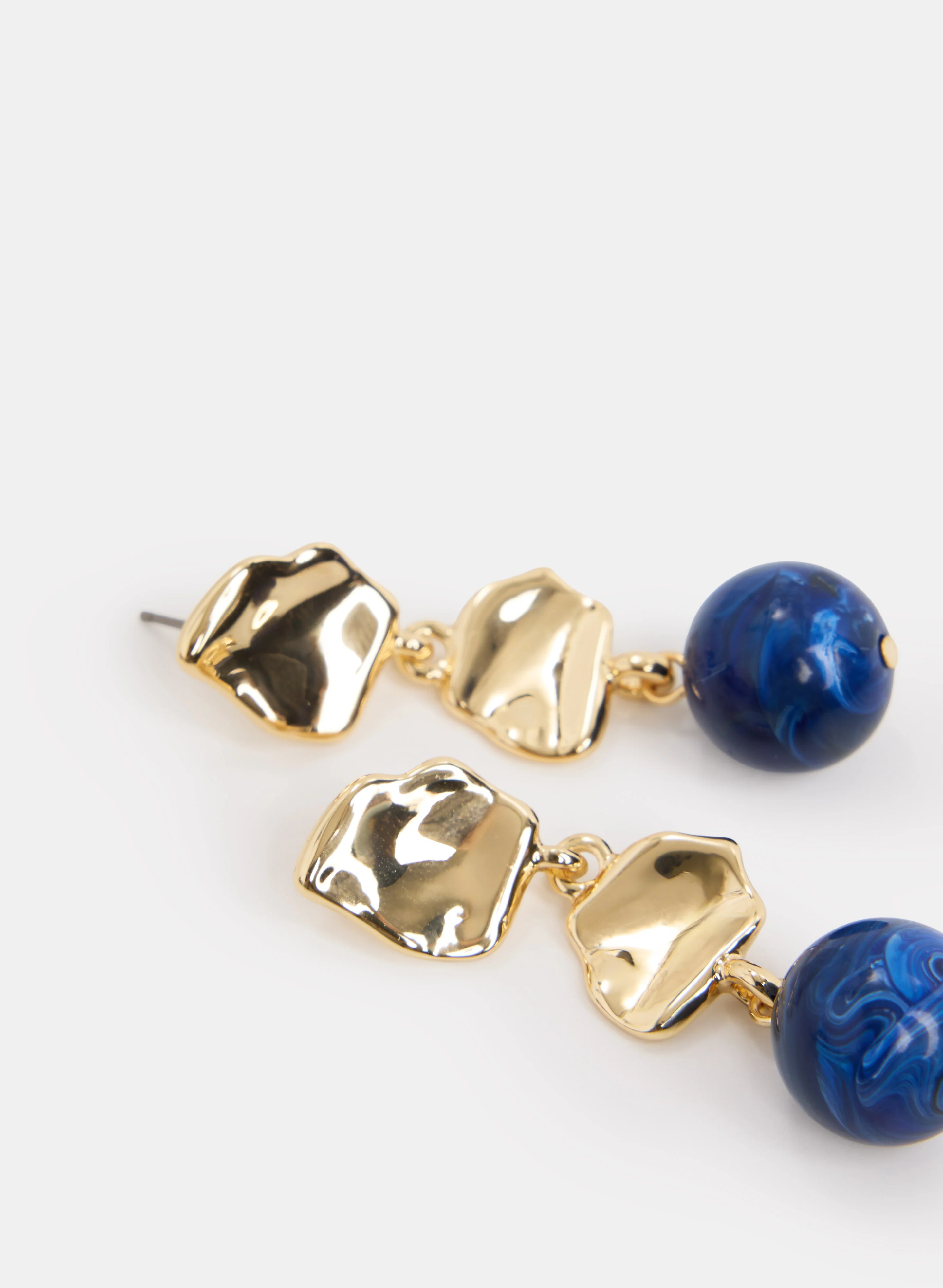 Tiered Bead Drop Earrings - Image 2