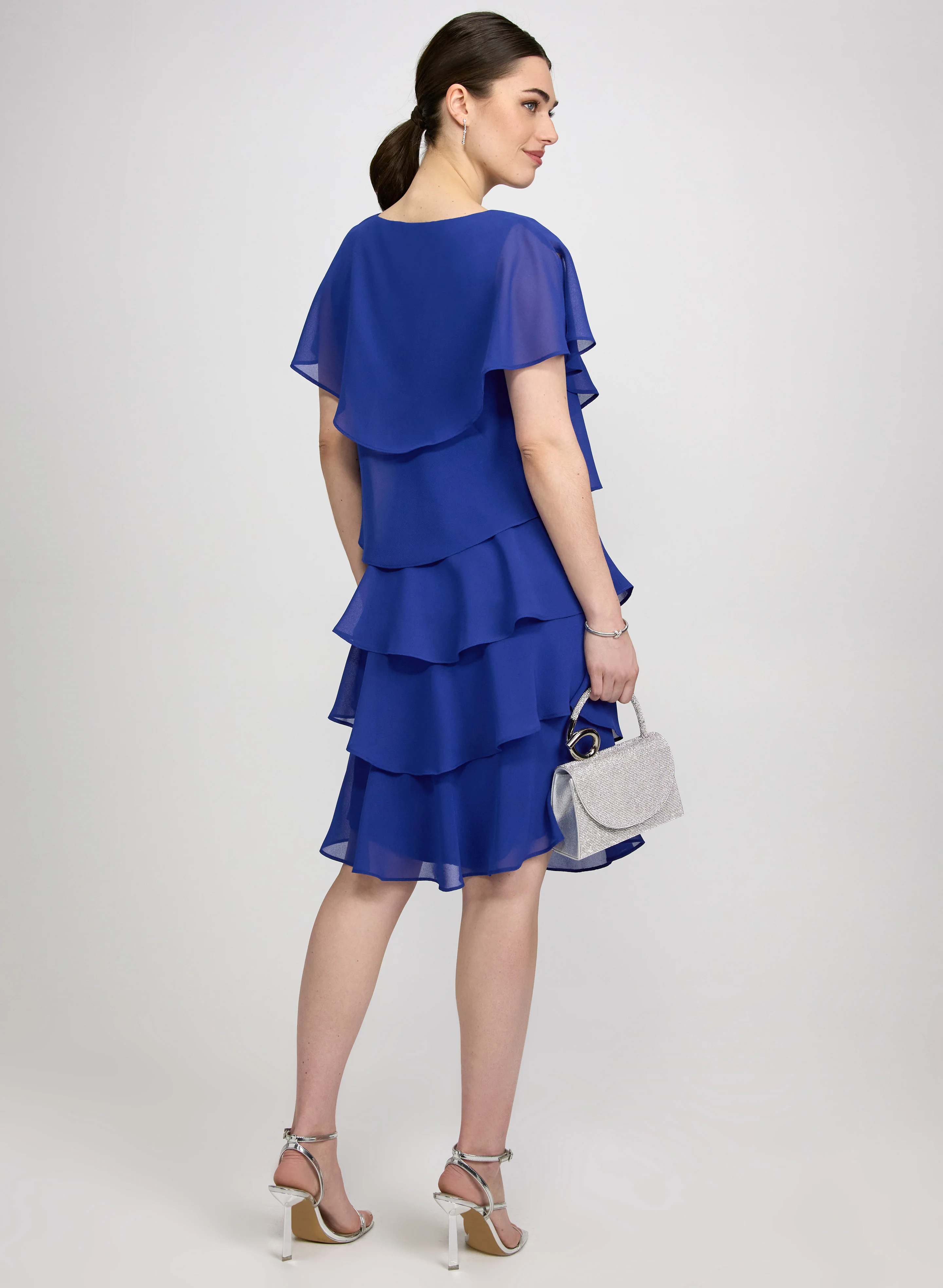 Tiered Capelet Dress - Image 3