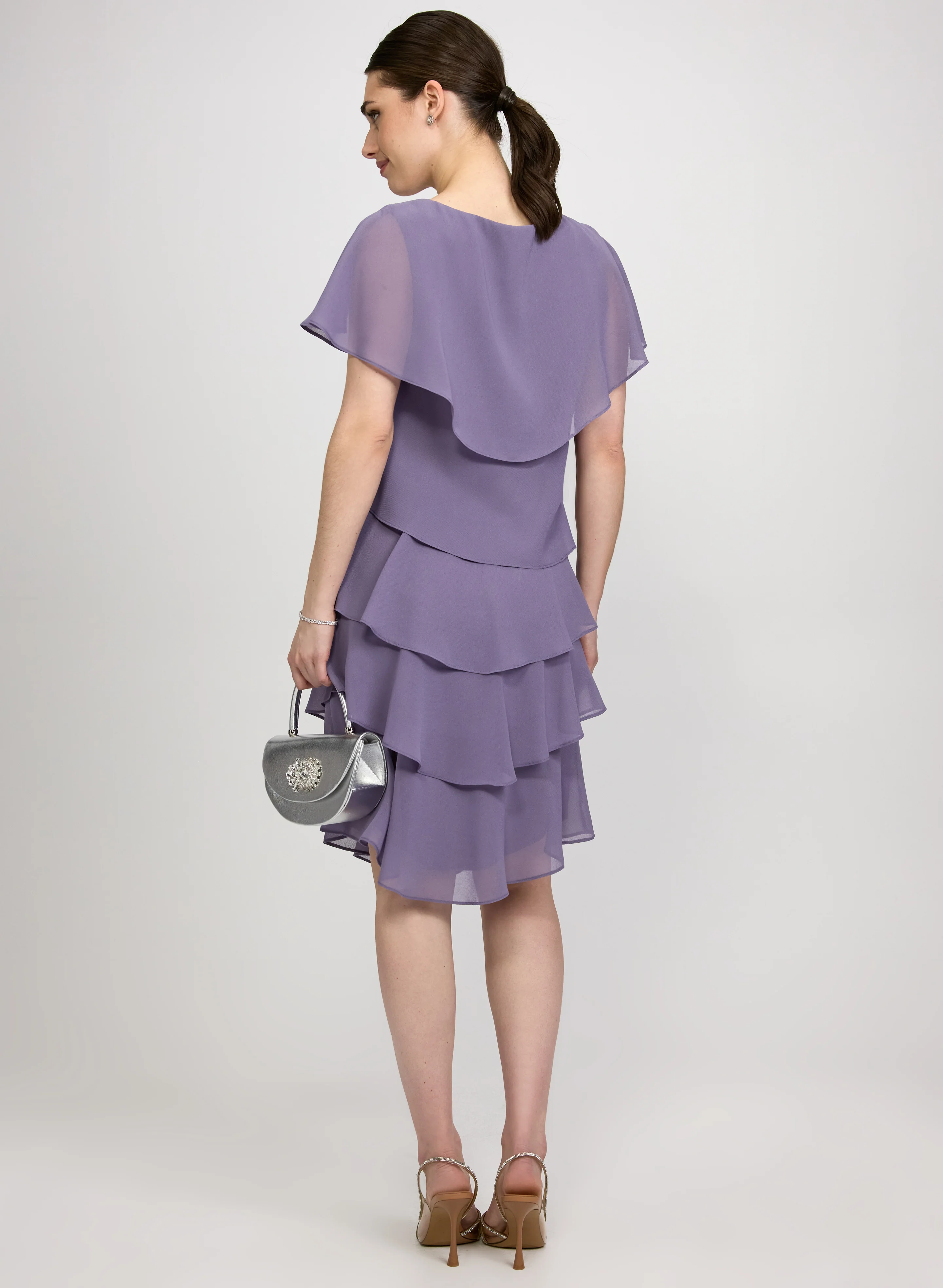 Tiered Capelet Dress - Image 3