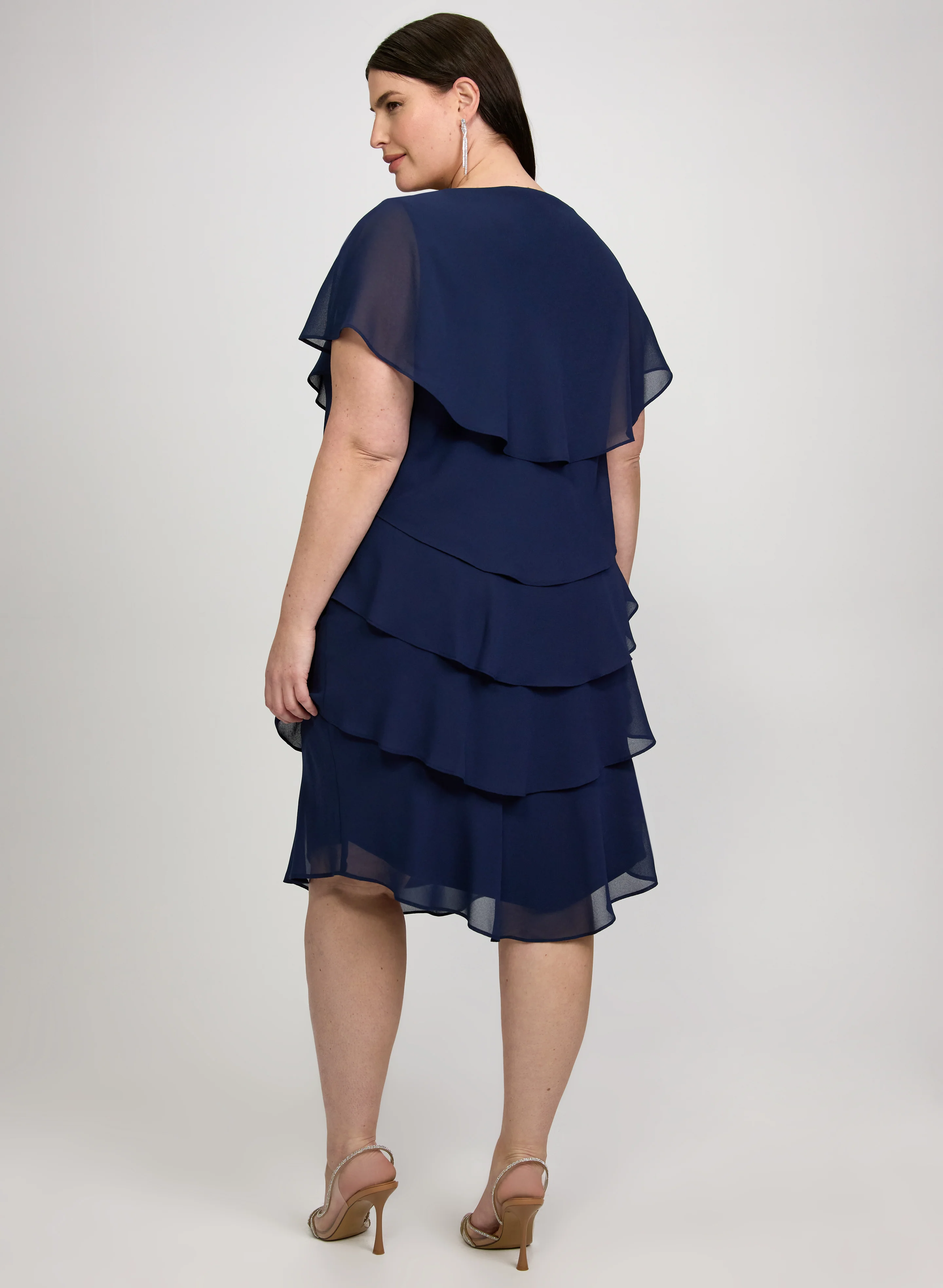 Tiered Chiffon Dress - Image 2