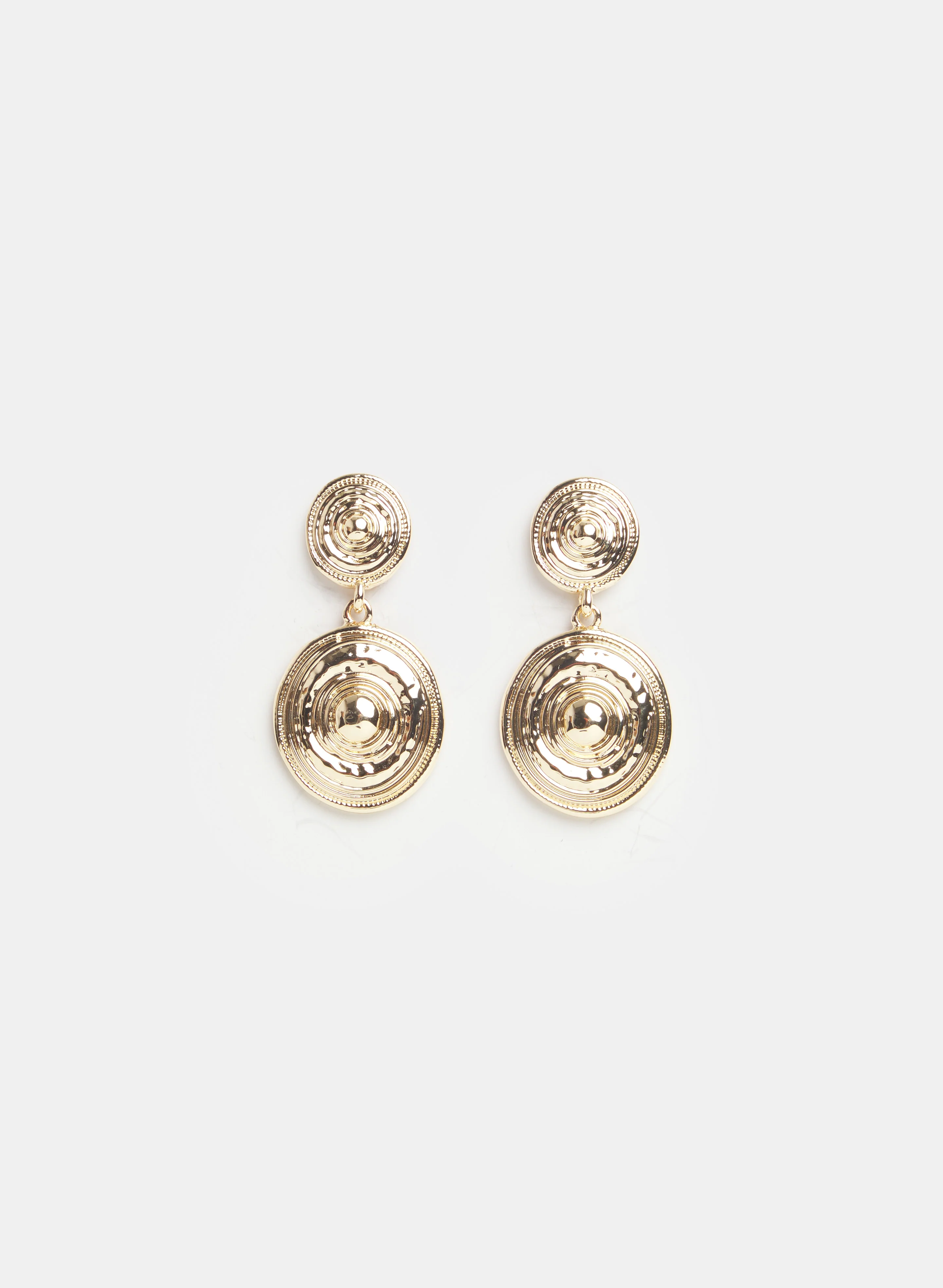 Tiered Coin Earrings