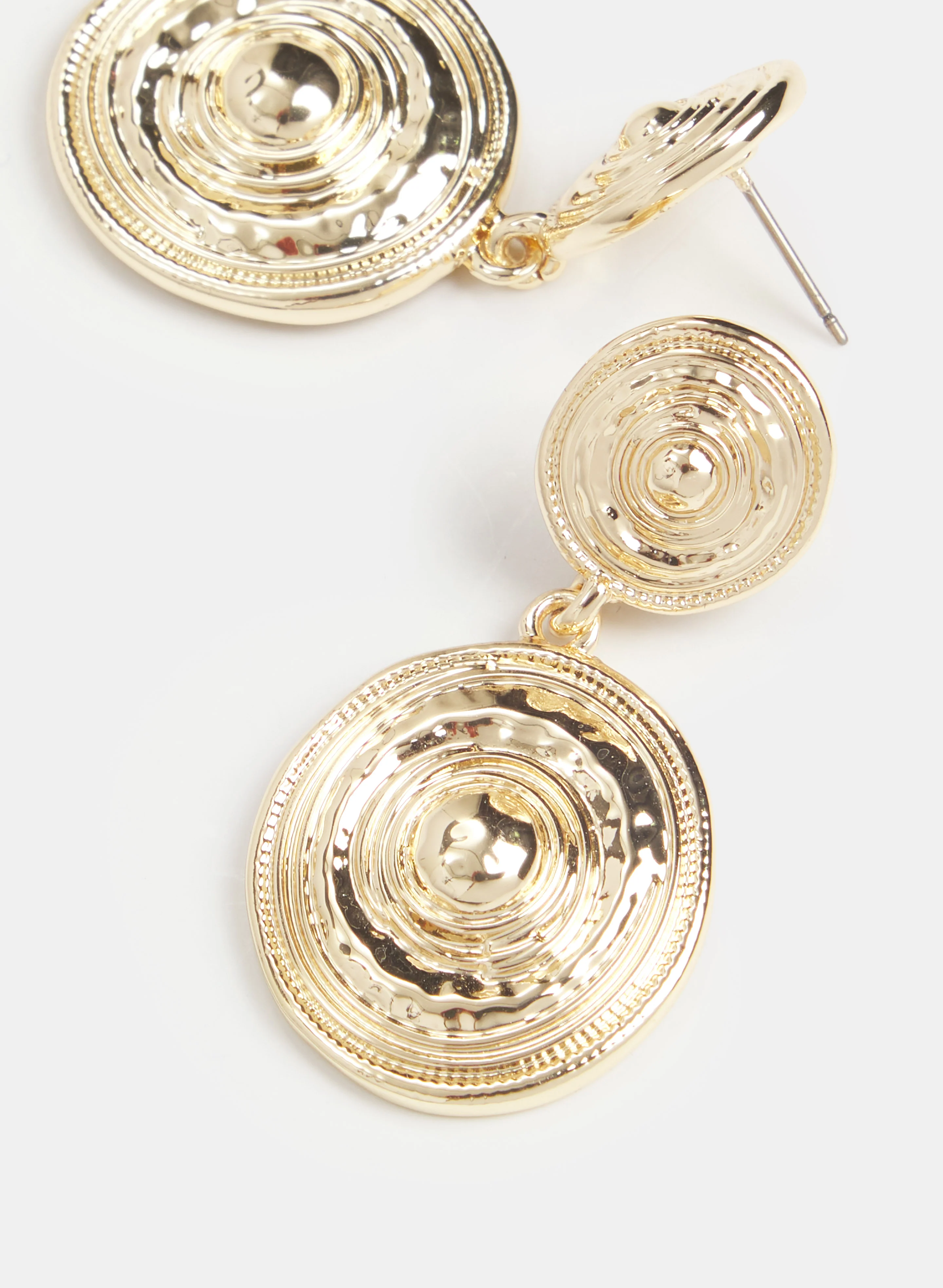 Tiered Coin Earrings - Image 2