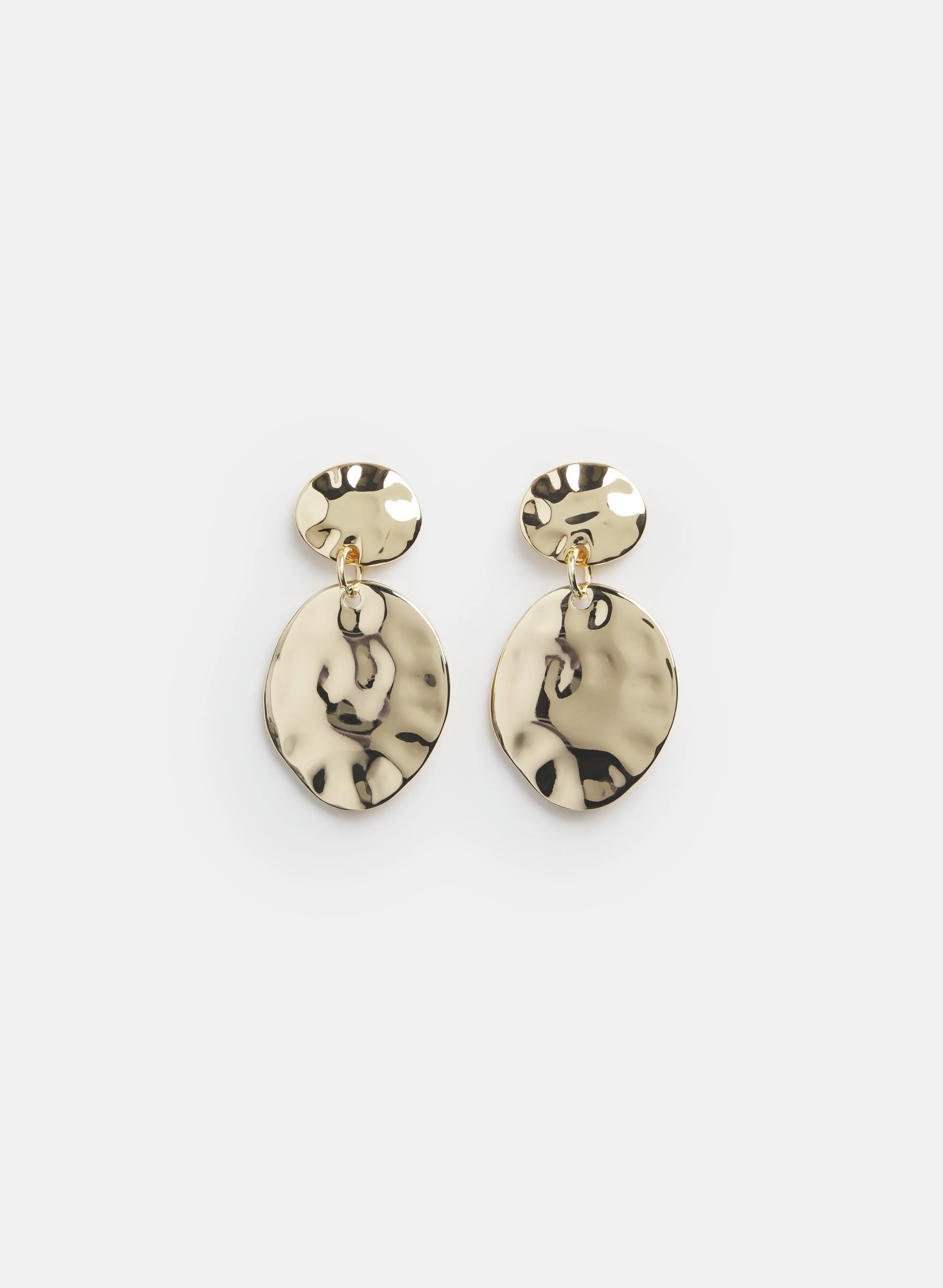 Tiered Disc Earrings