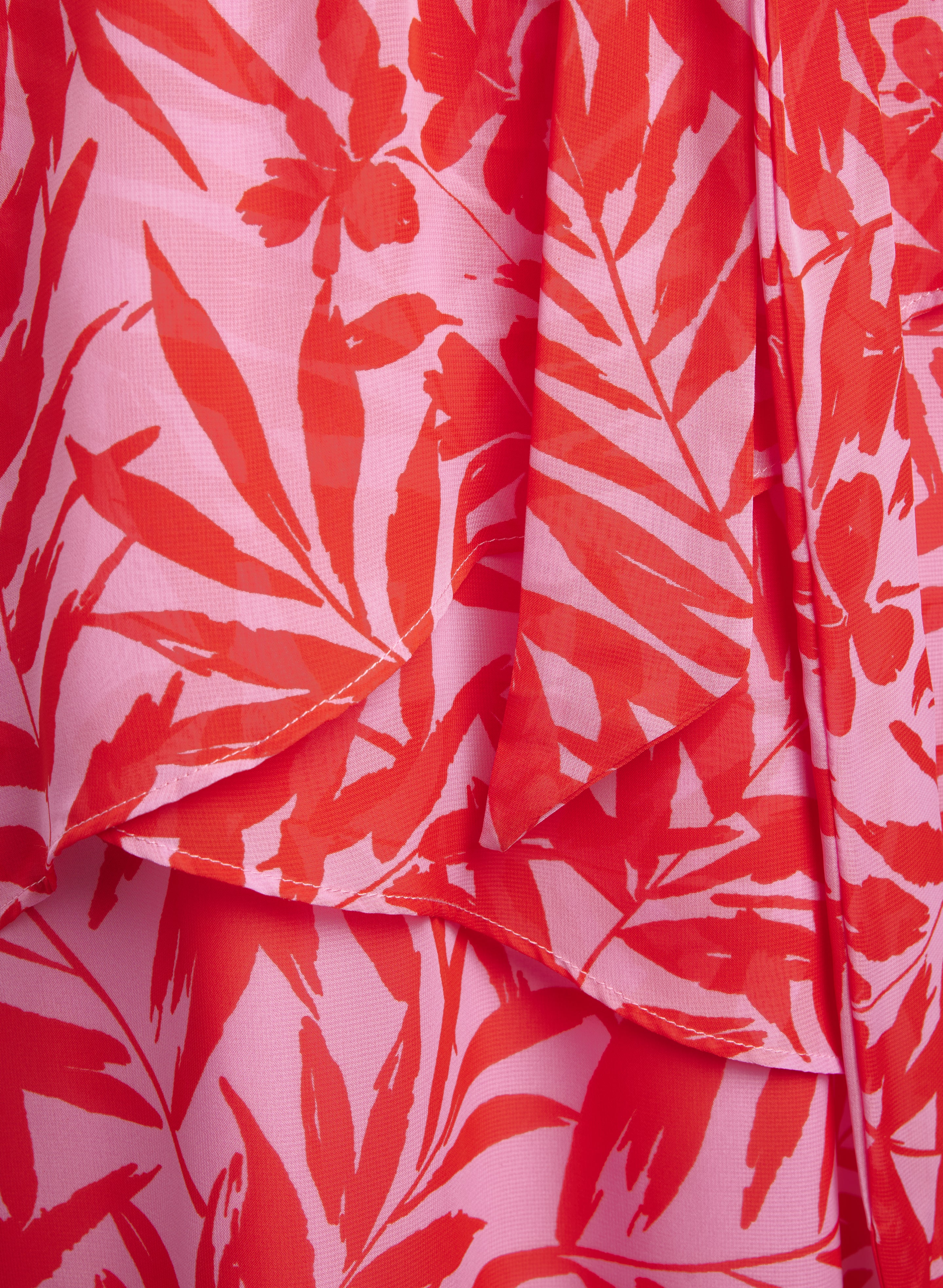 Tiered Floral Print Dress - Image 7