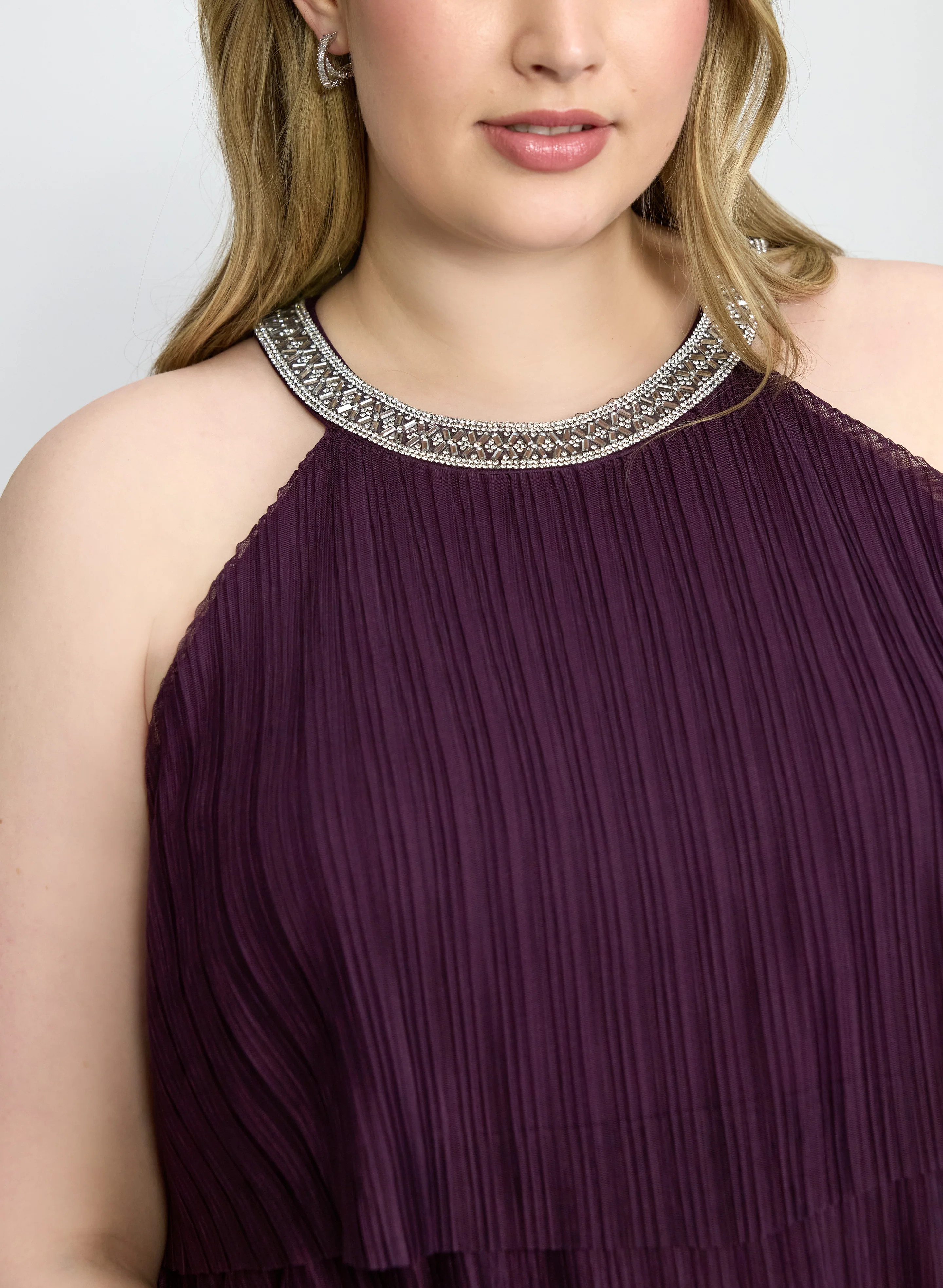 Tiered Mesh Dress - Image 3