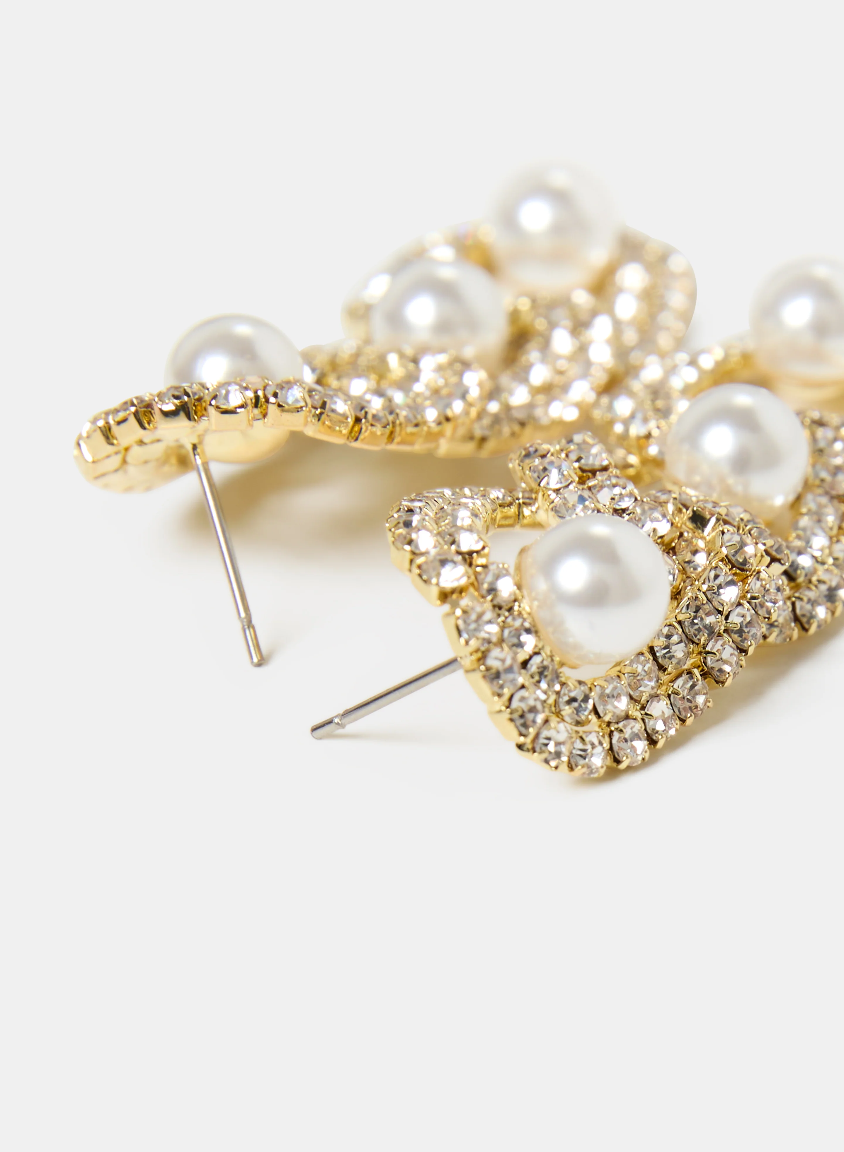 Tiered Oval Earrings - Image 2