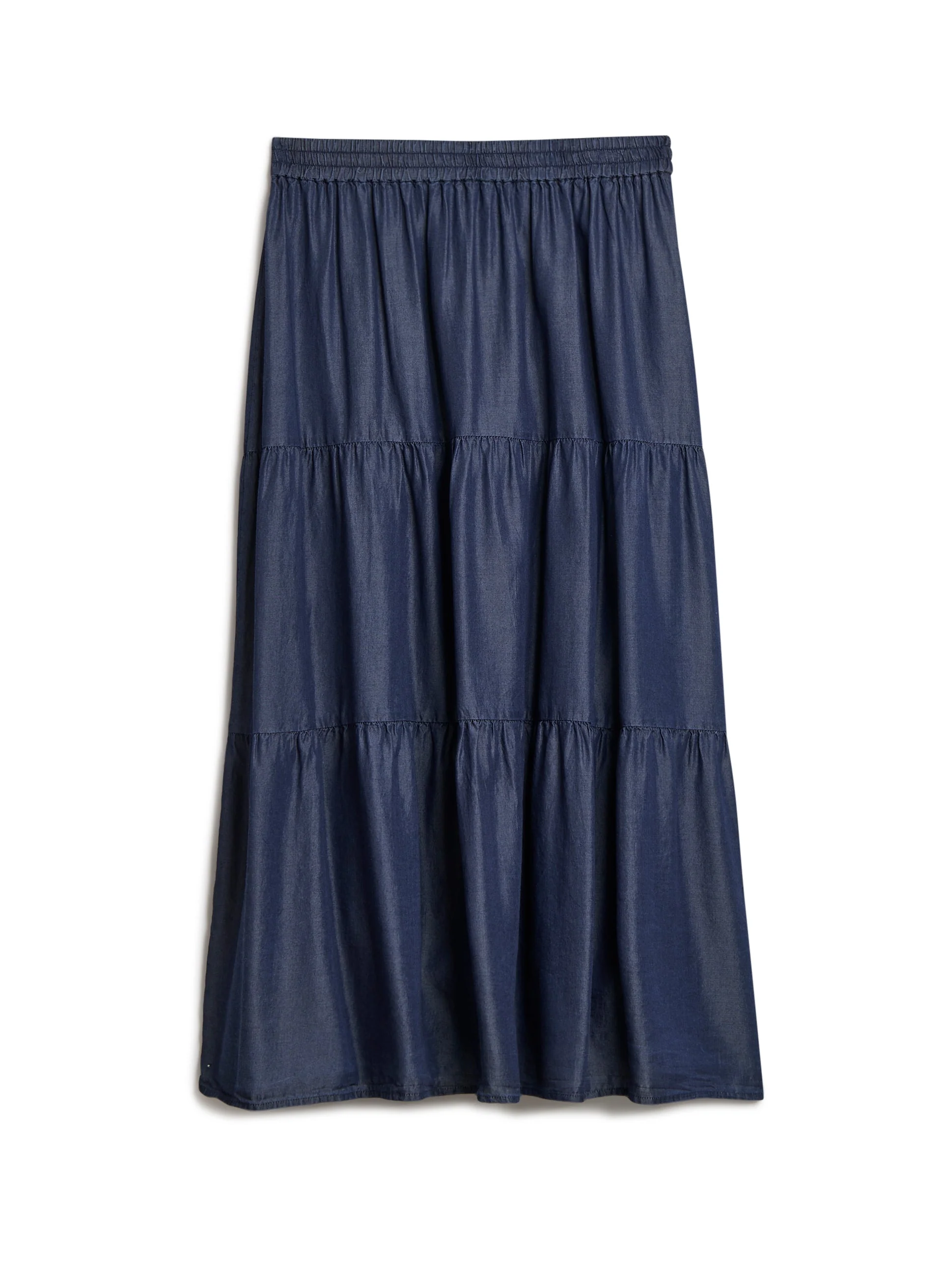 Tiered Tencel Maxi Skirt - Image 5