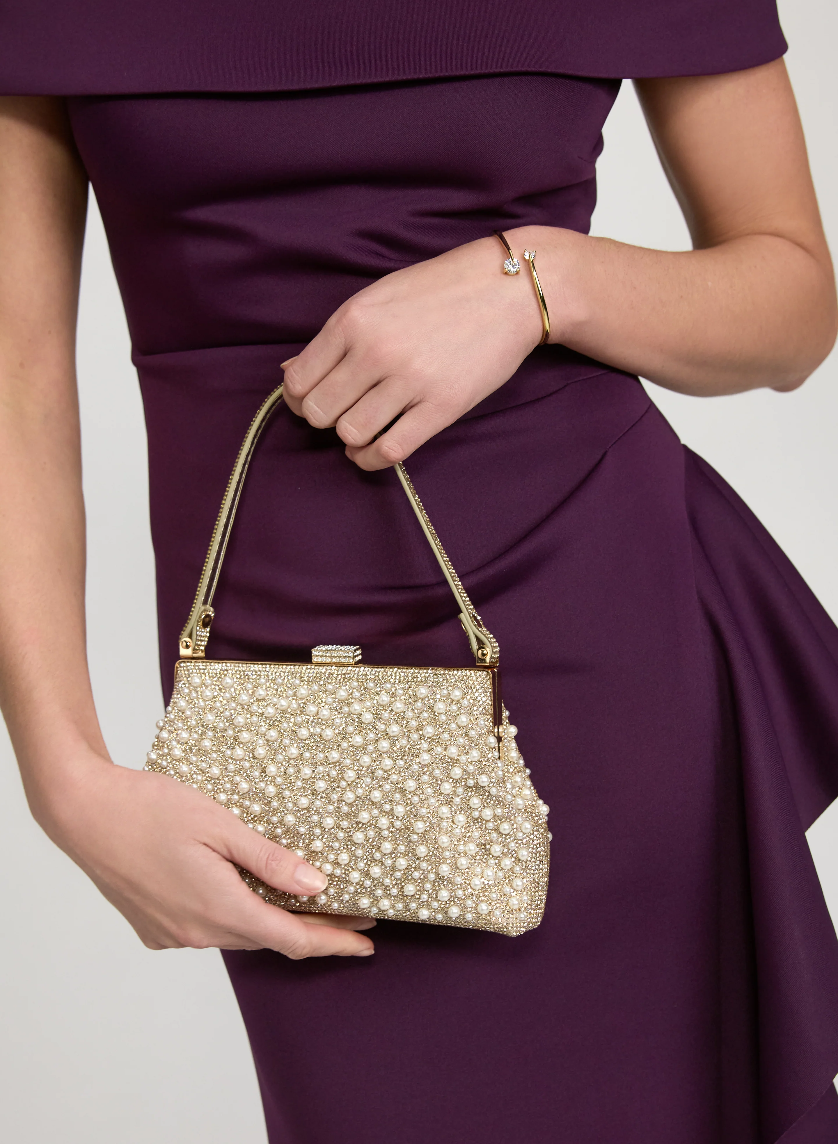 Tonal Beaded Handbag - Image 3