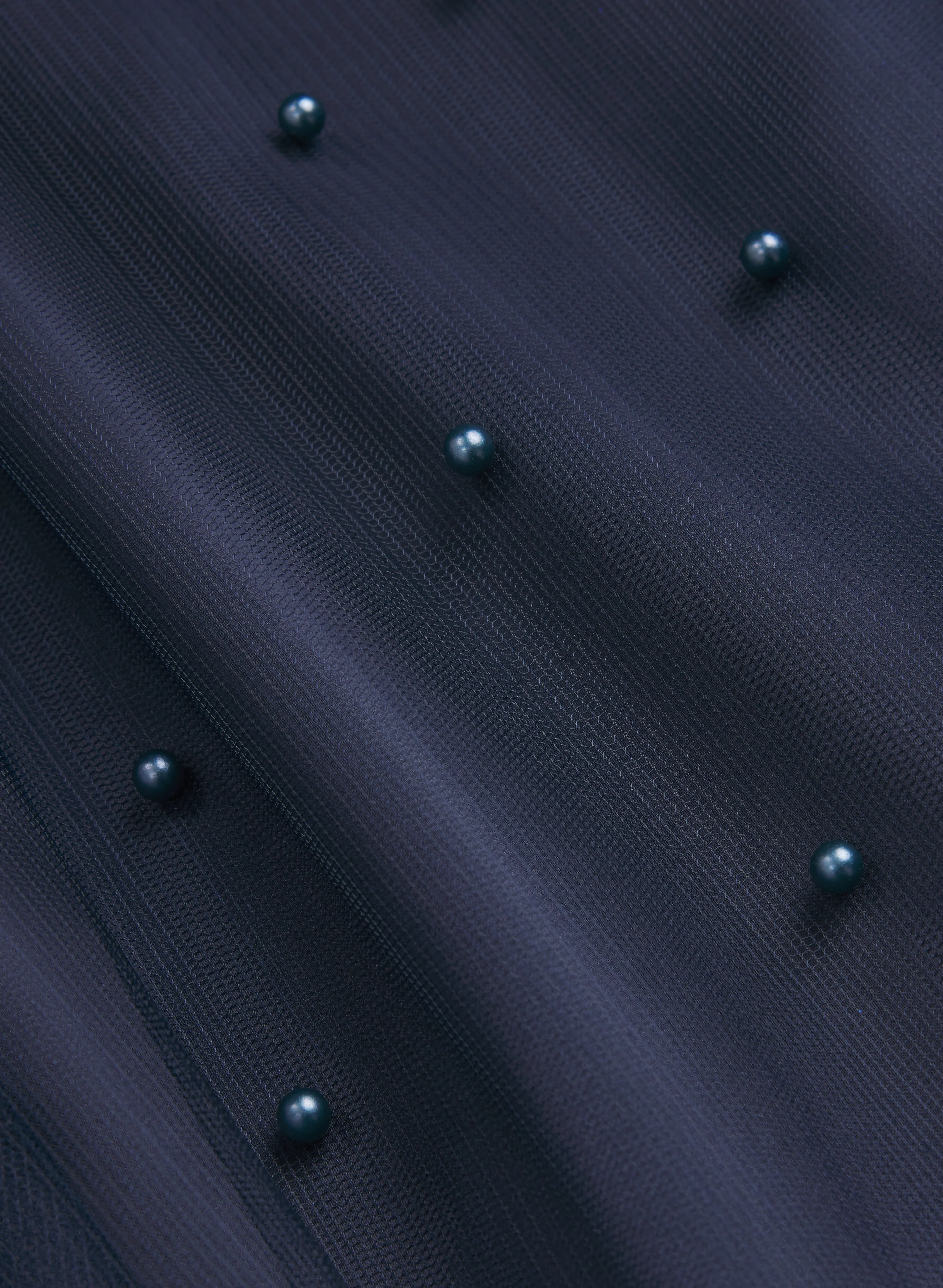 Tonal Pearl Embellished Dress - Image 8