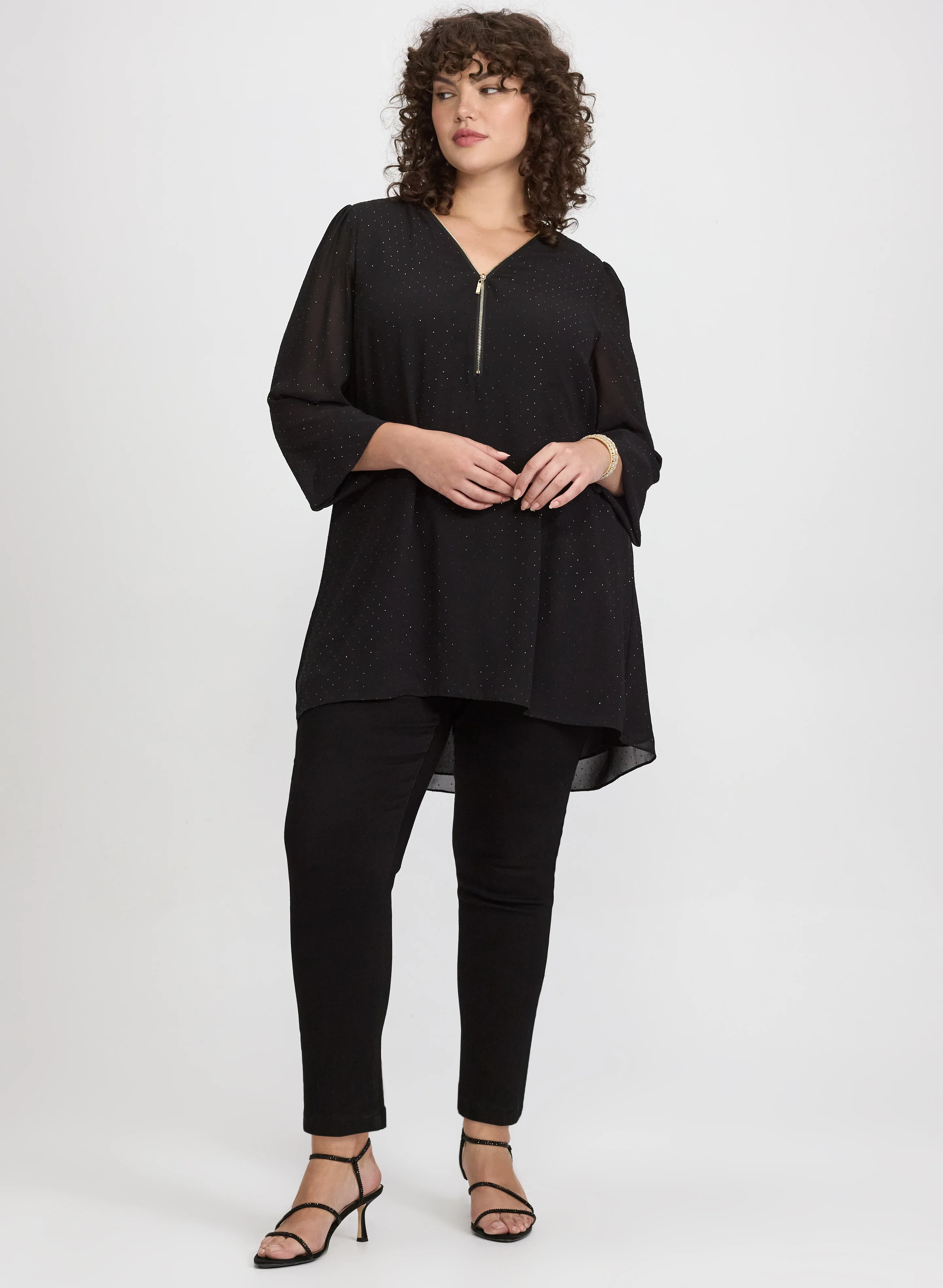 Tonal Stone Embellished Blouse - Image 3