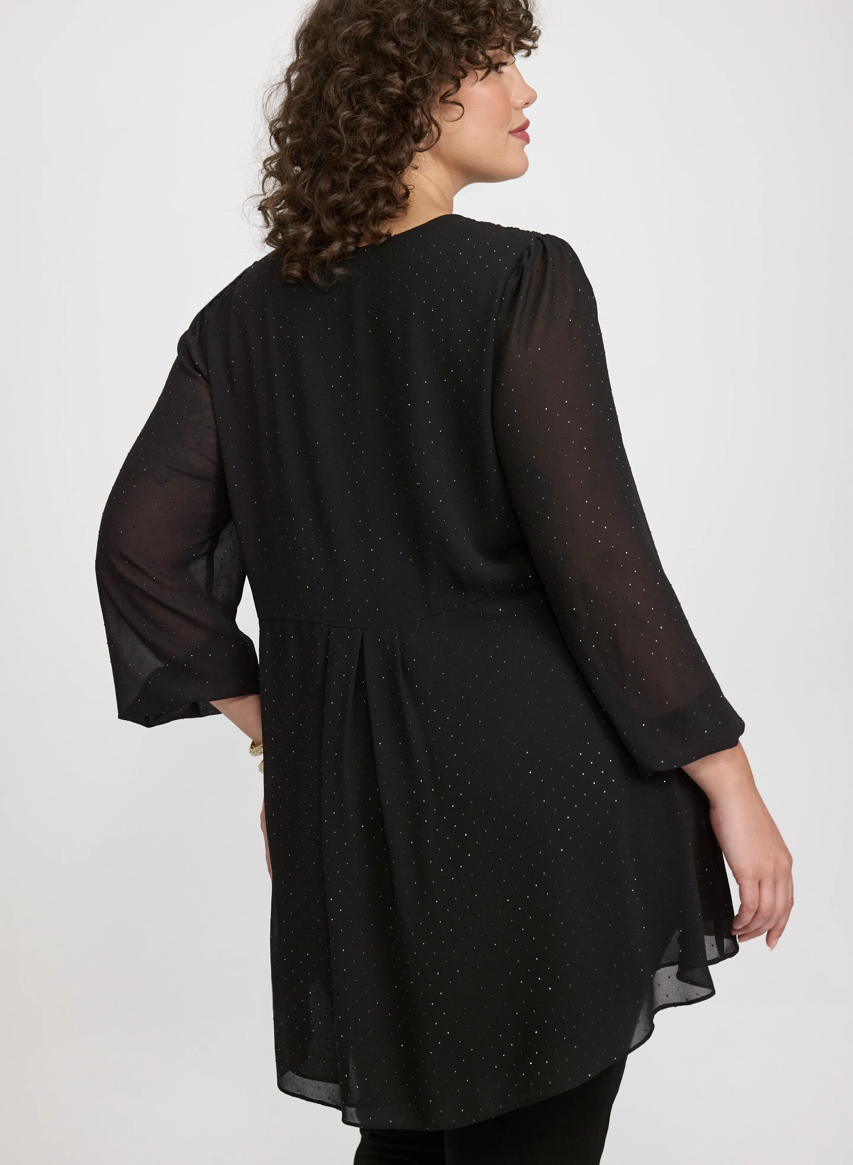 Tonal Stone Embellished Blouse - Image 4