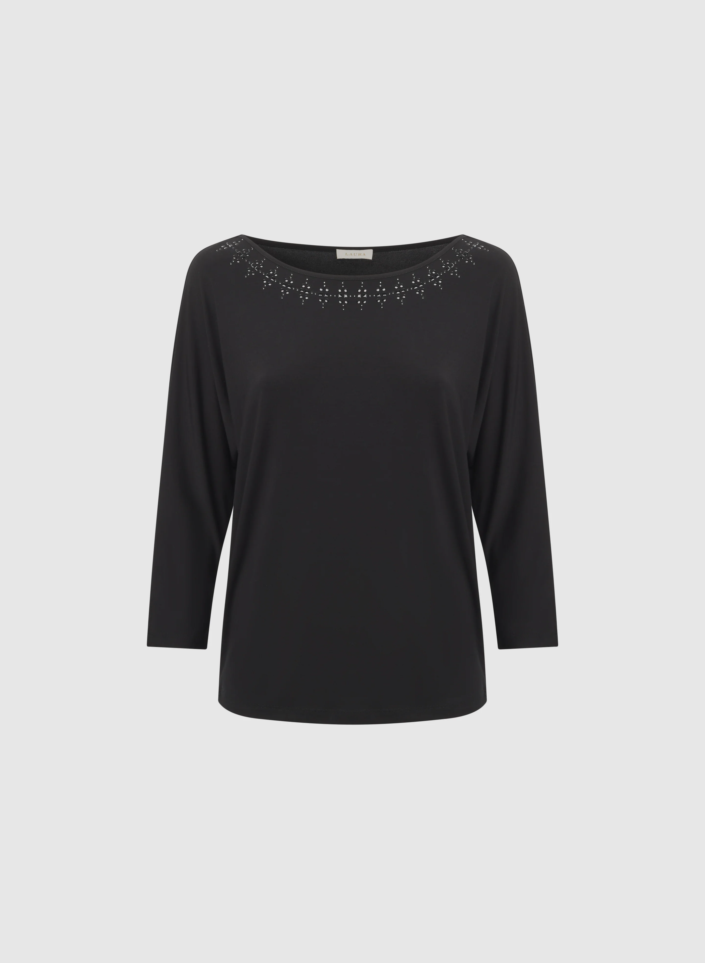 Tonal Stud Trim Top - Image 5