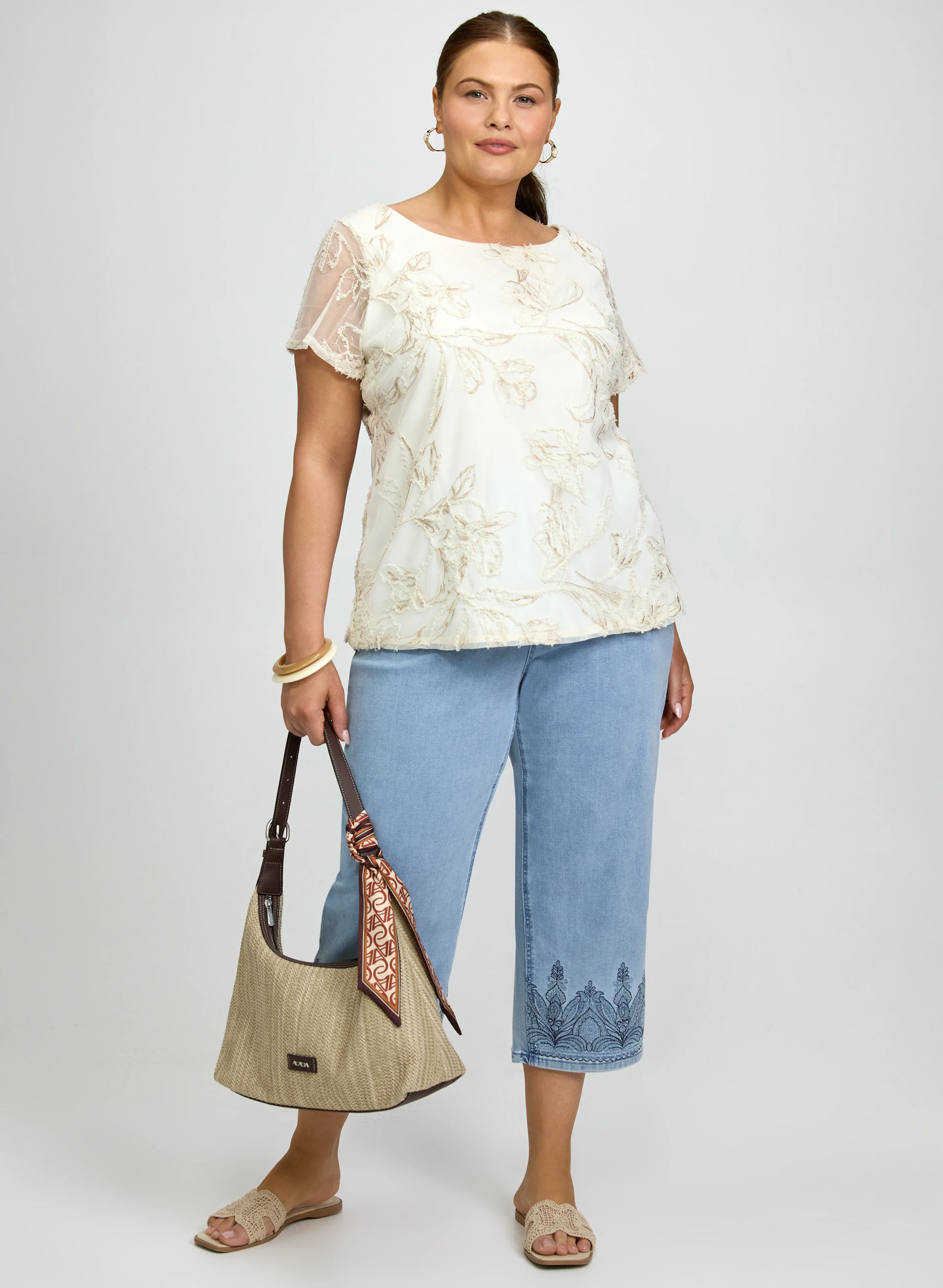 Tropical Embroidered Top - Image 3