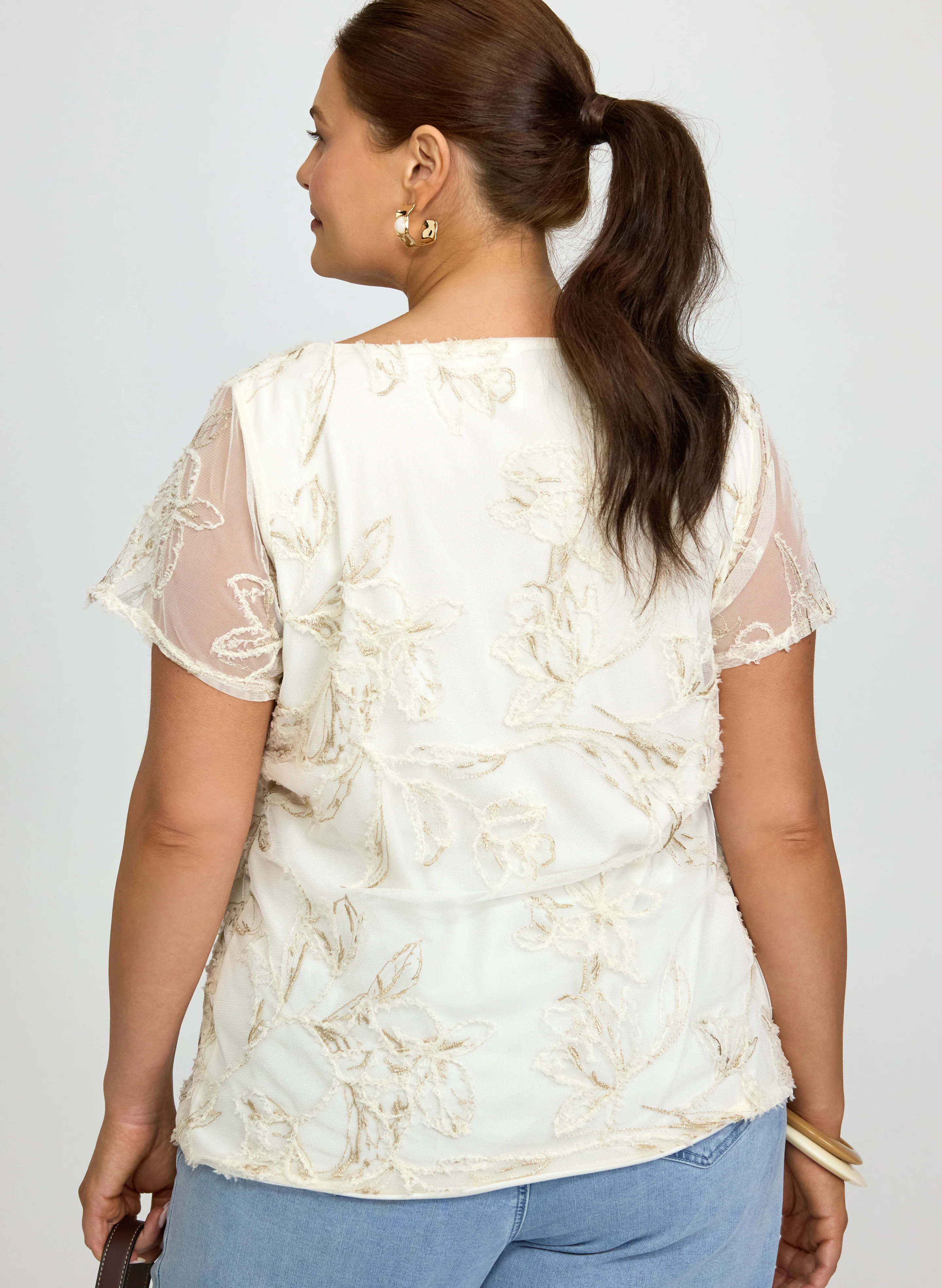 Tropical Embroidered Top - Image 4