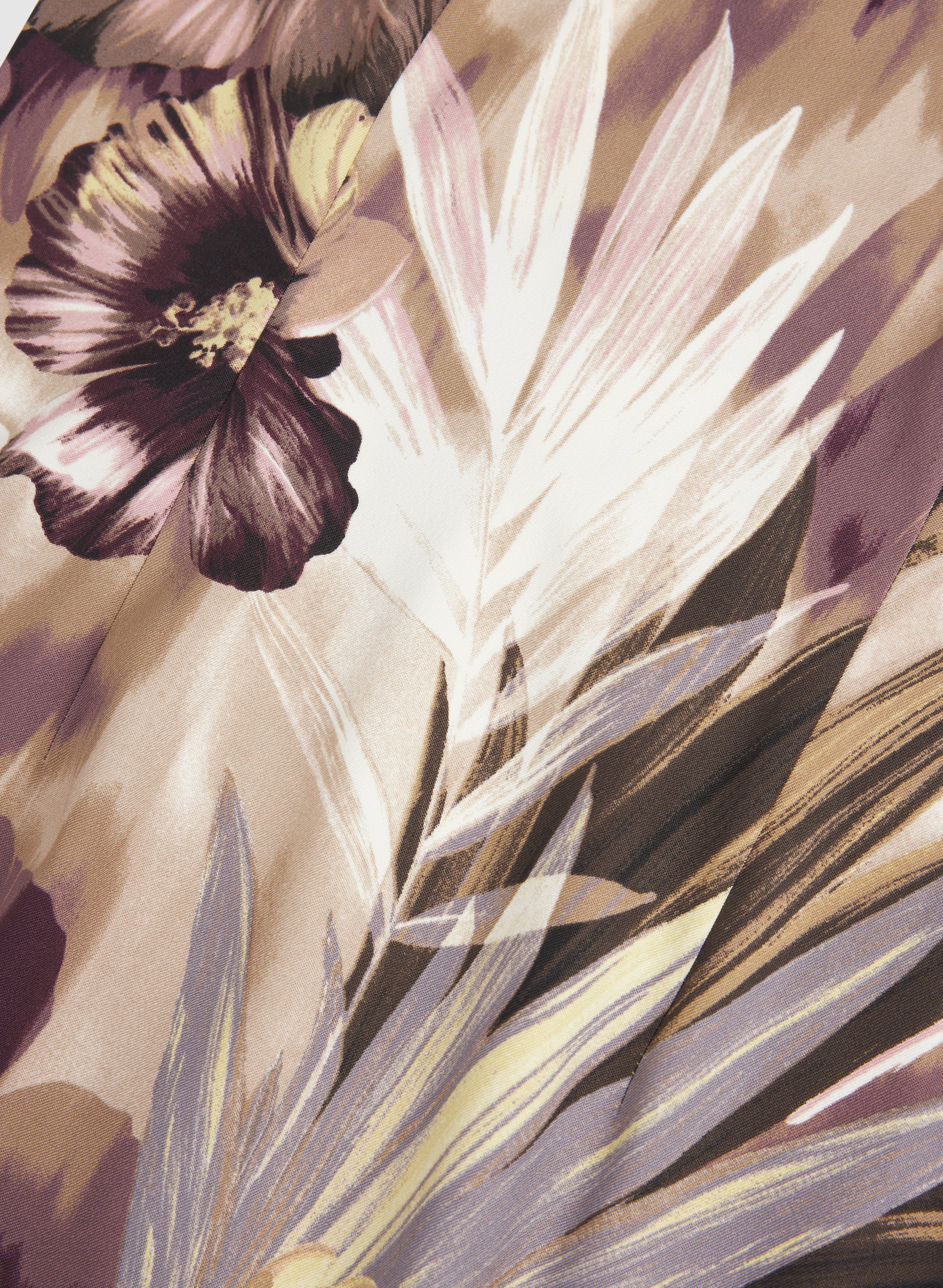 Tropical Floral Print Dress - Image 6