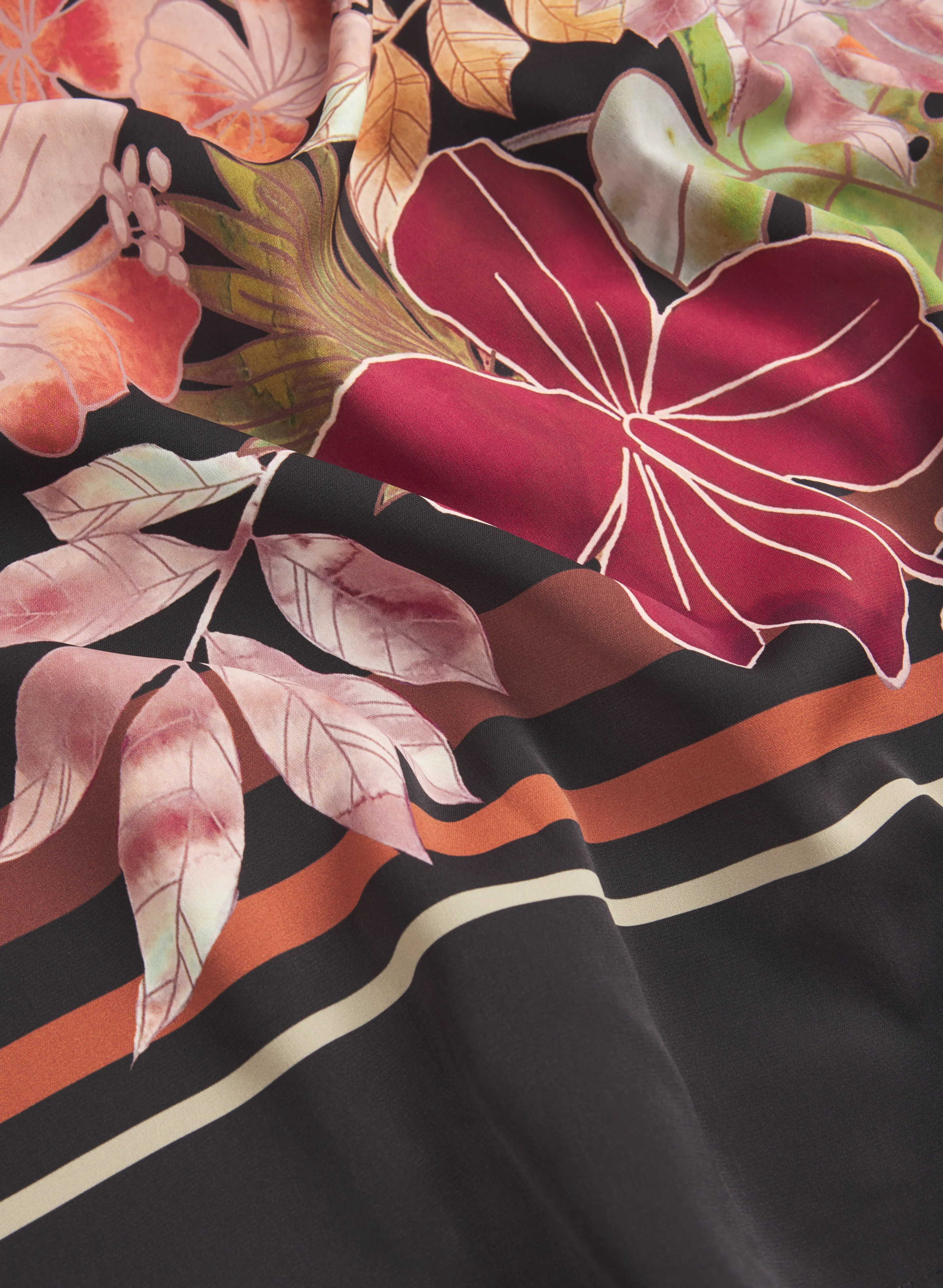 Tropical Placement Print Dress - Image 7