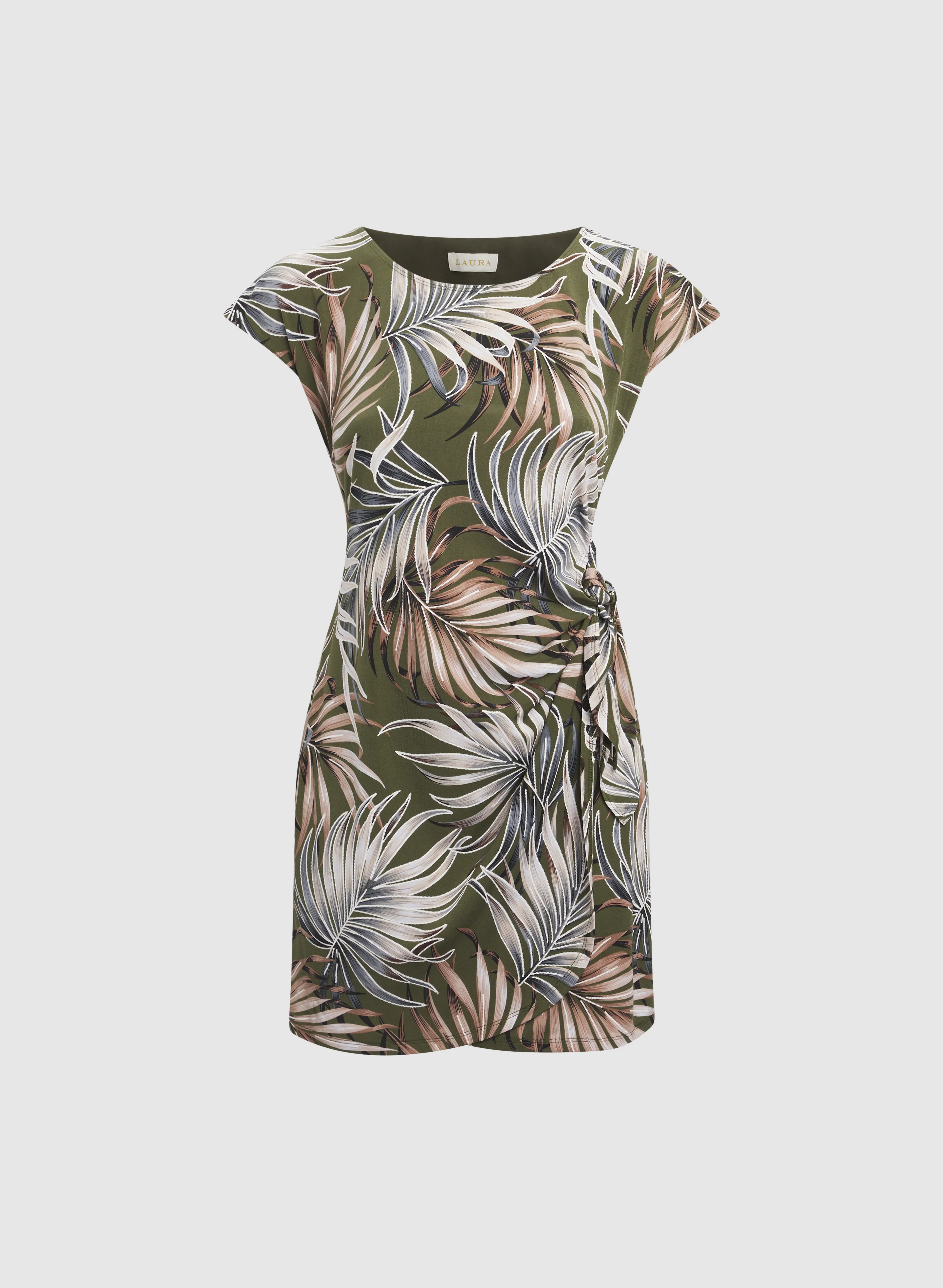 Tropical Print Dress - Image 6