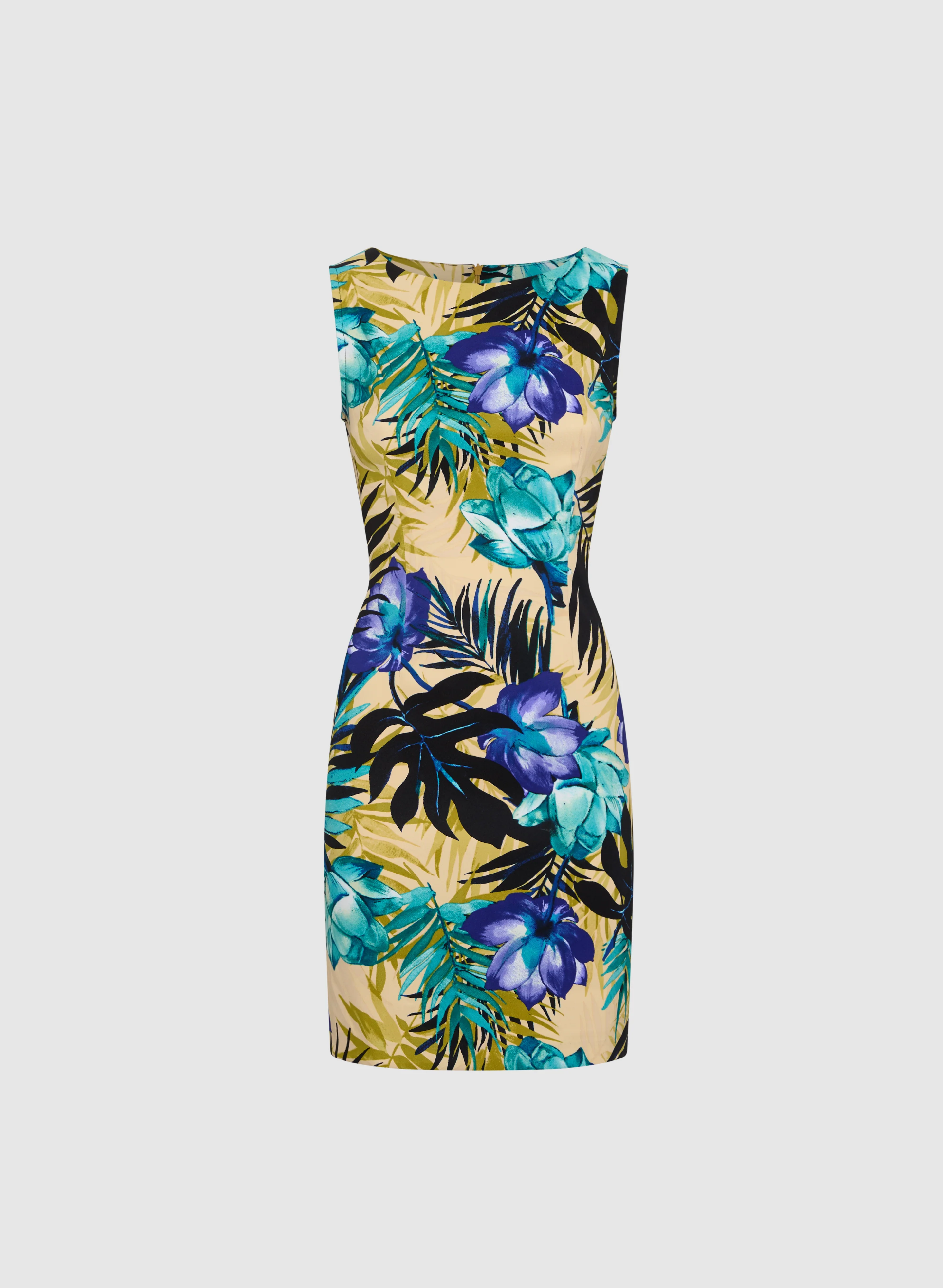 Tropical Print Dress - Image 6