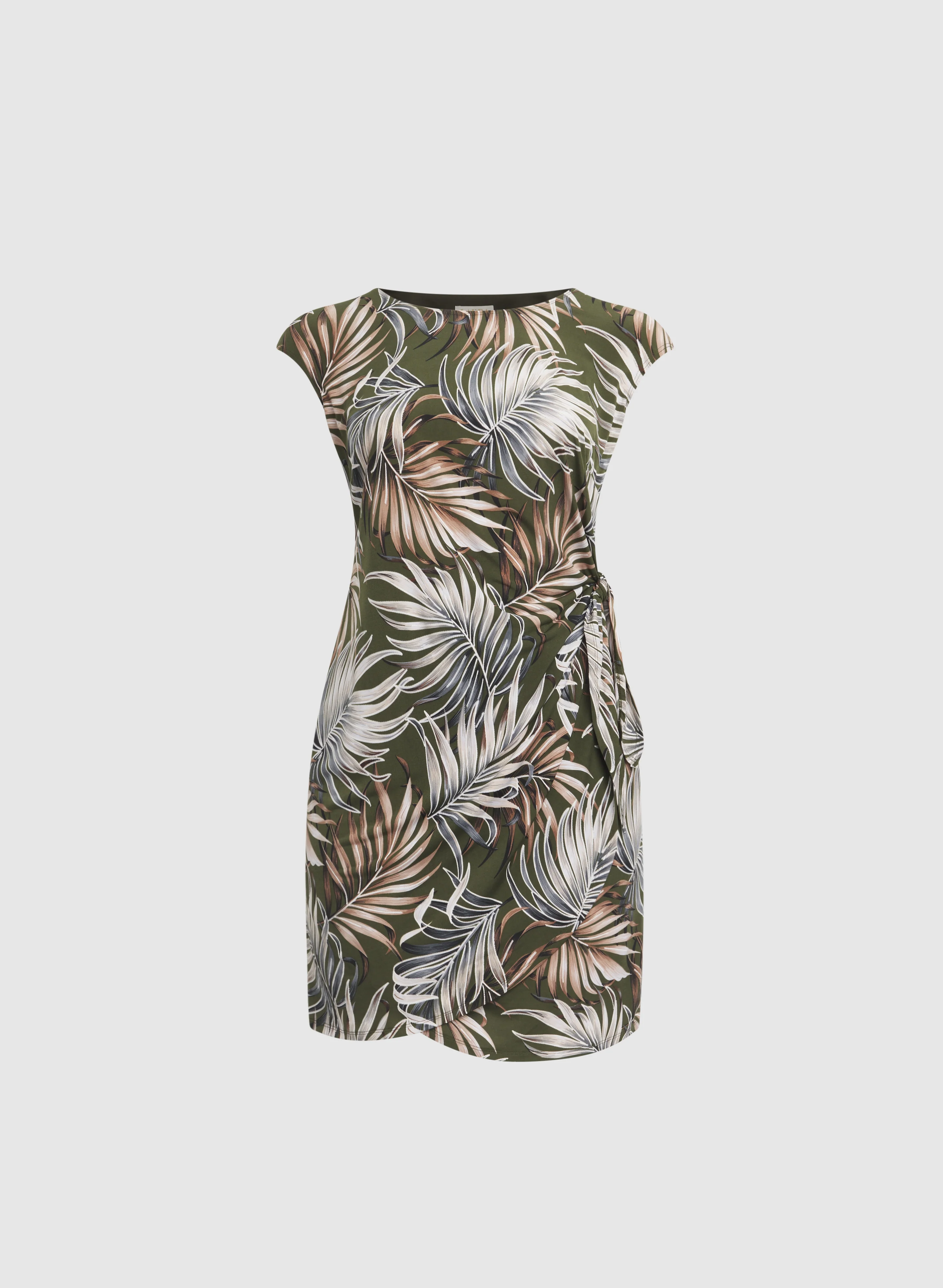 Tropical Print Dress - Image 6