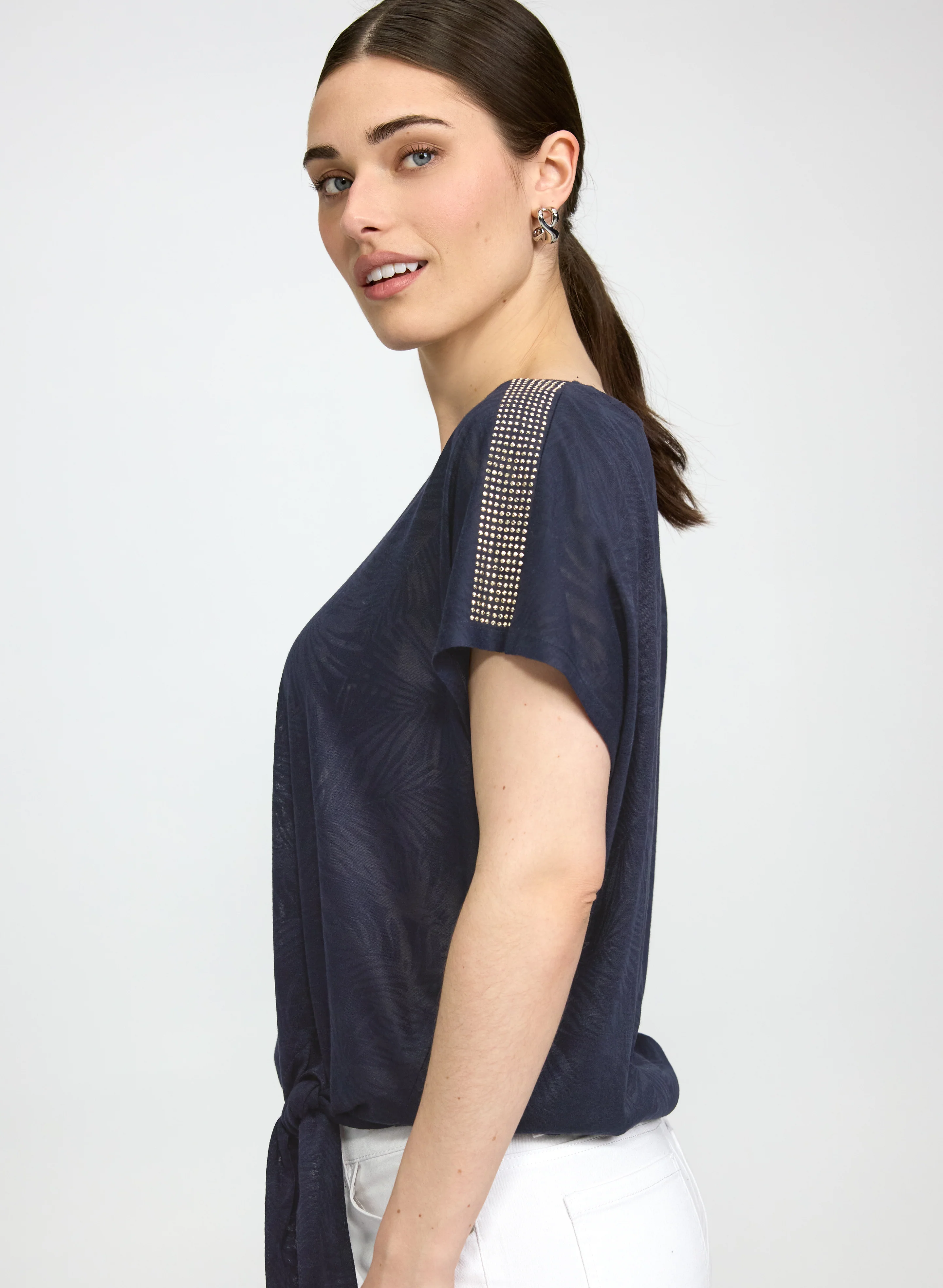 Tropical Print T-Shirt - Image 2