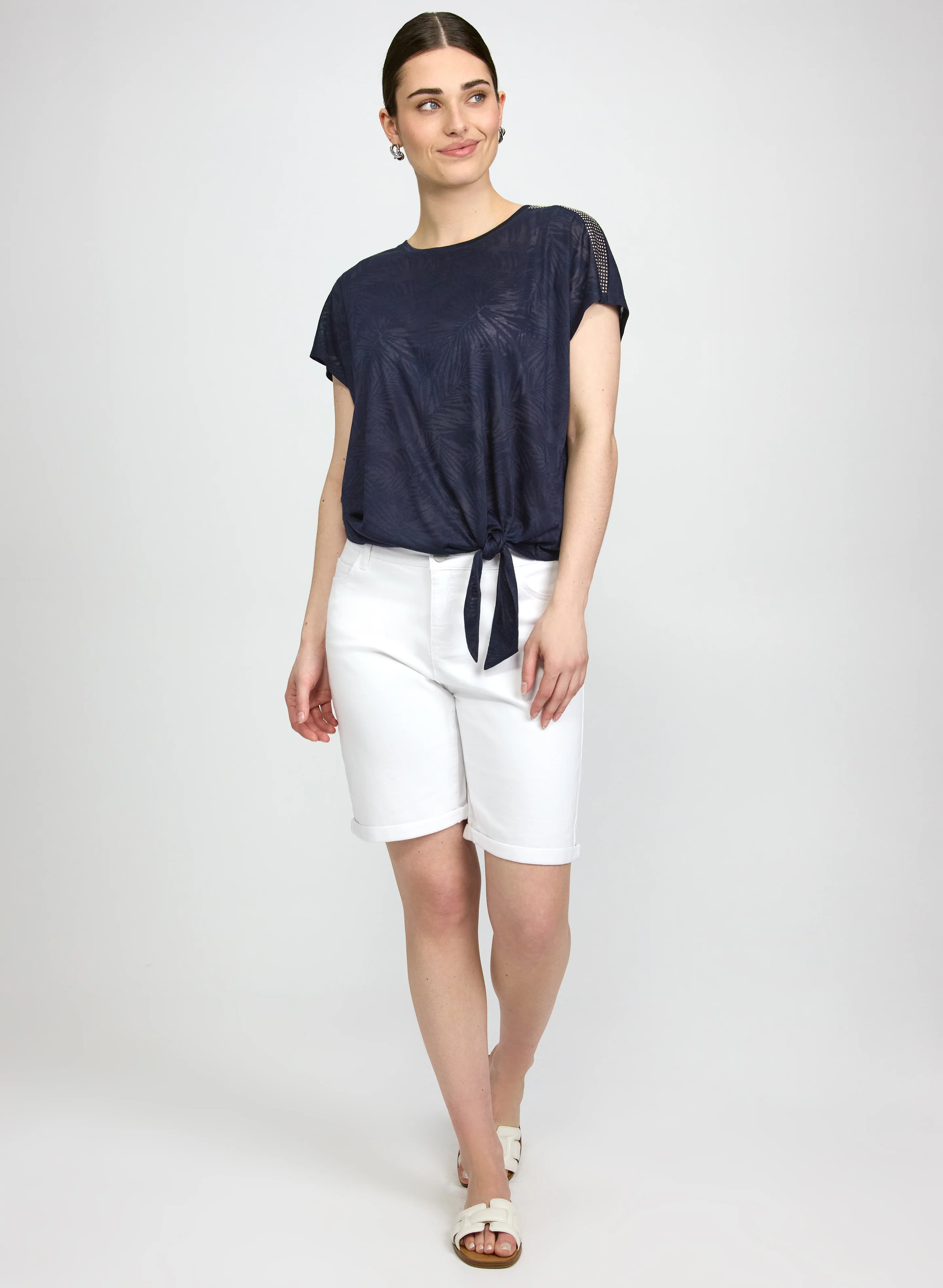 Tropical Print T-Shirt - Image 4