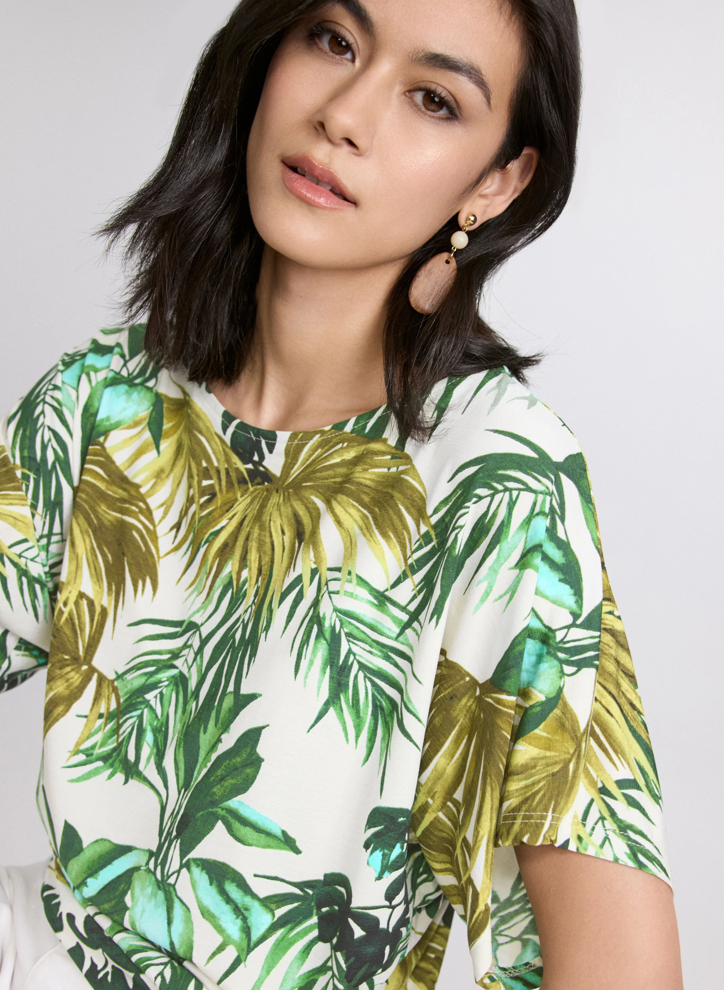 Tropical Print Top - Image 2