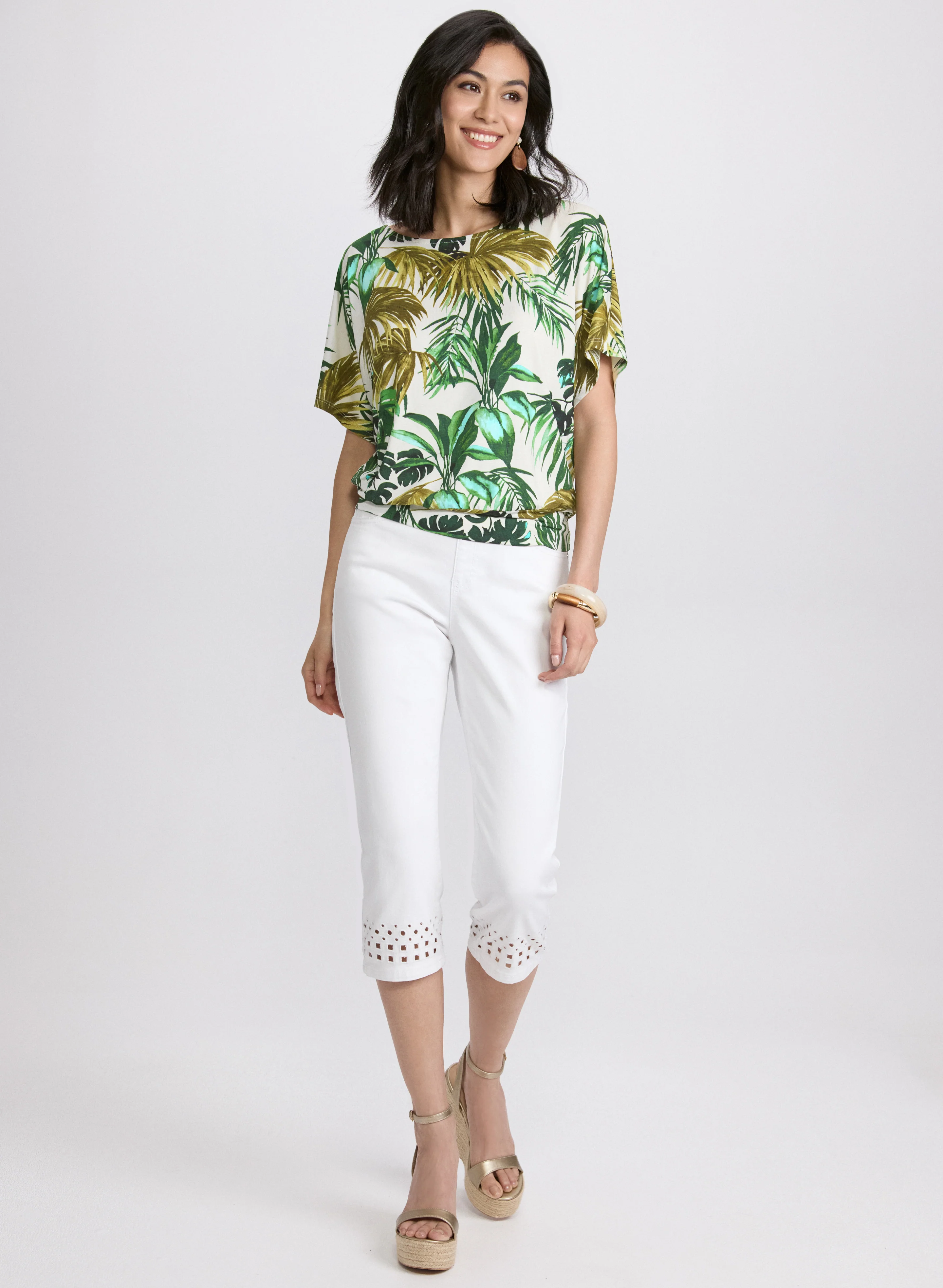 Tropical Print Top - Image 3
