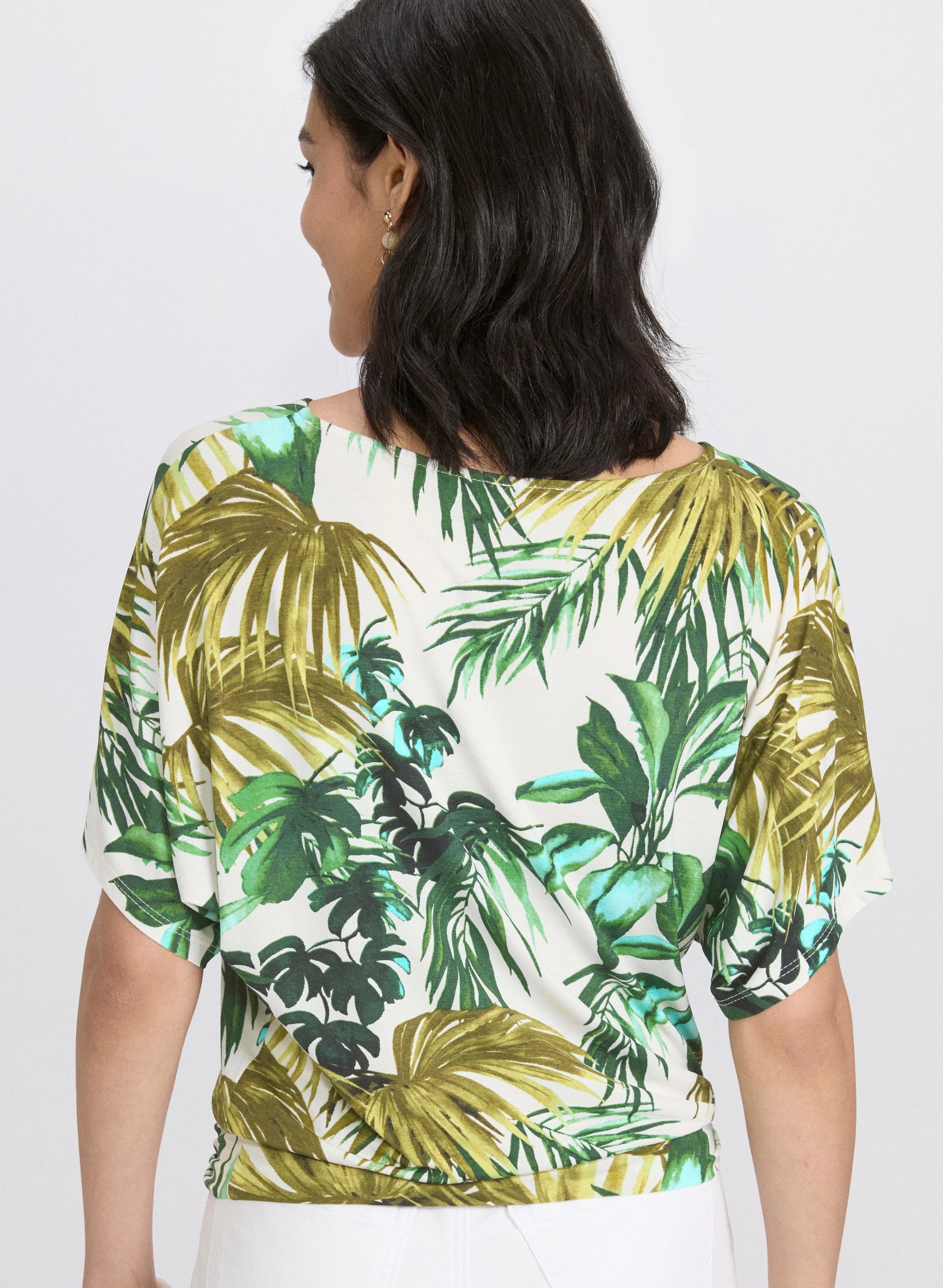 Tropical Print Top - Image 4