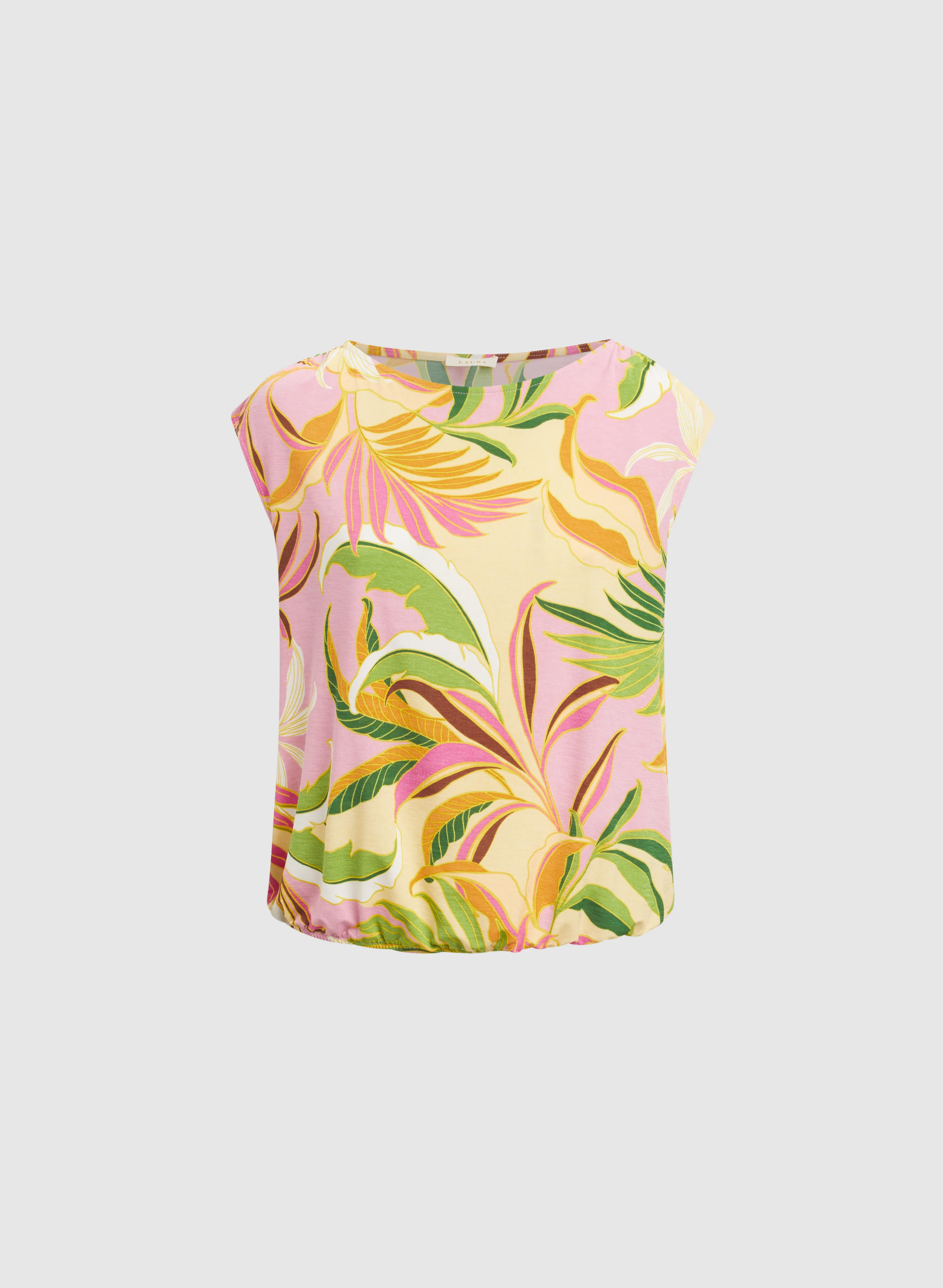 Tropical Print Top - Image 6