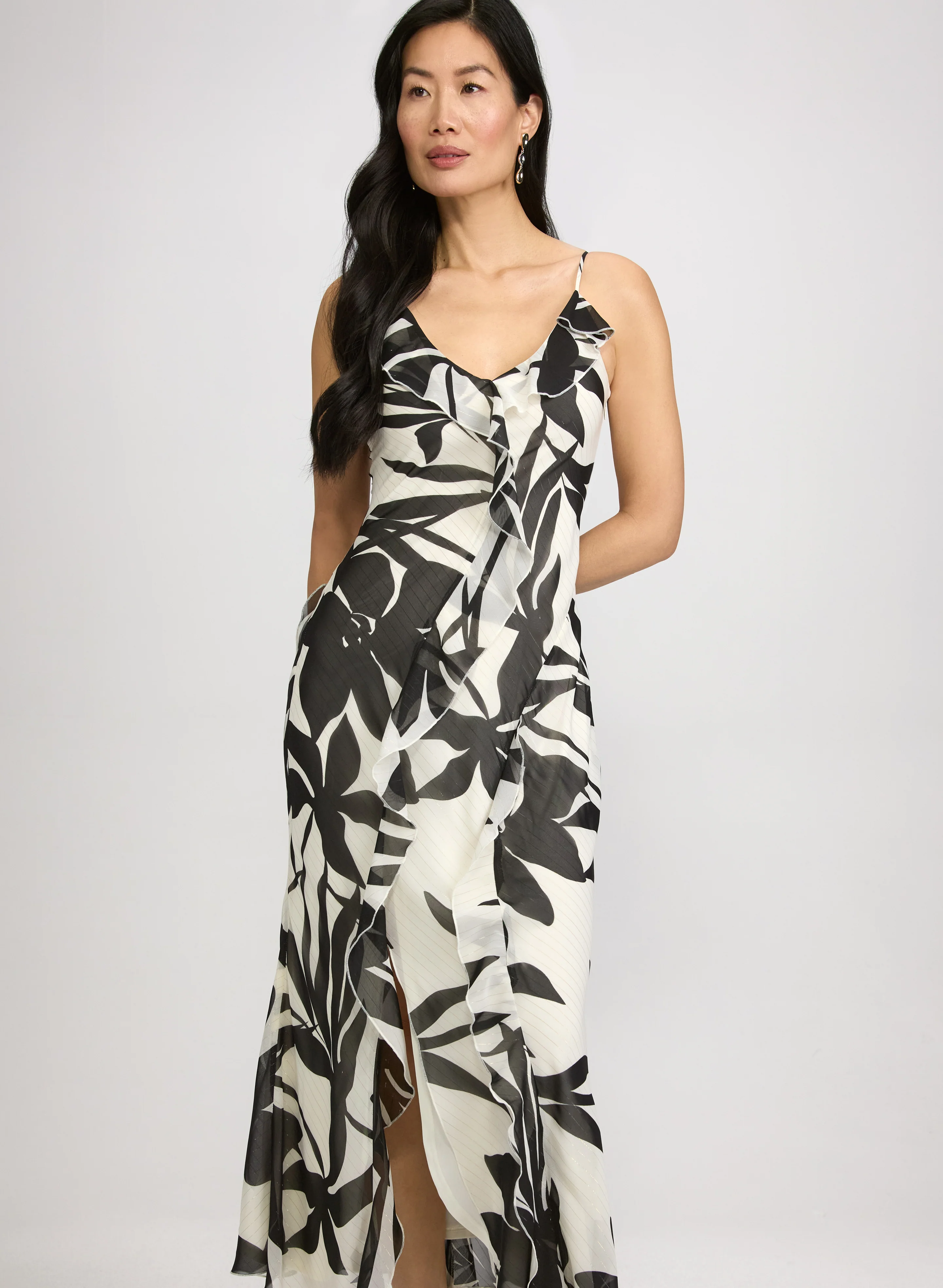 Tropical Waterfall Flounce Dress - Image 5