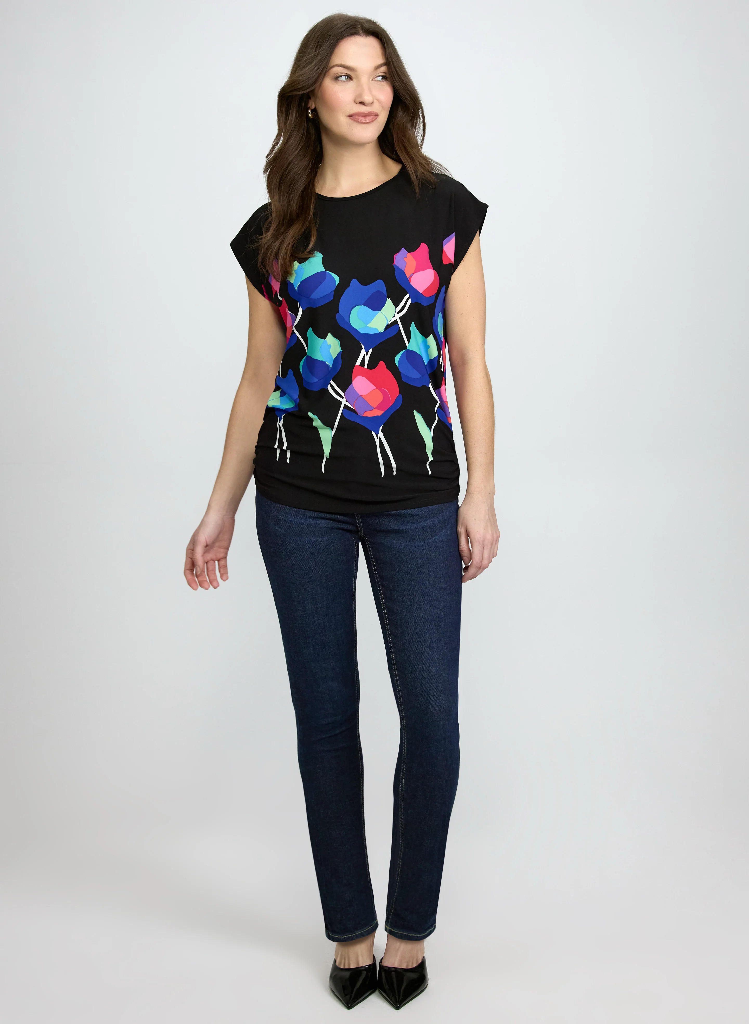Tulip Print Top - Image 3