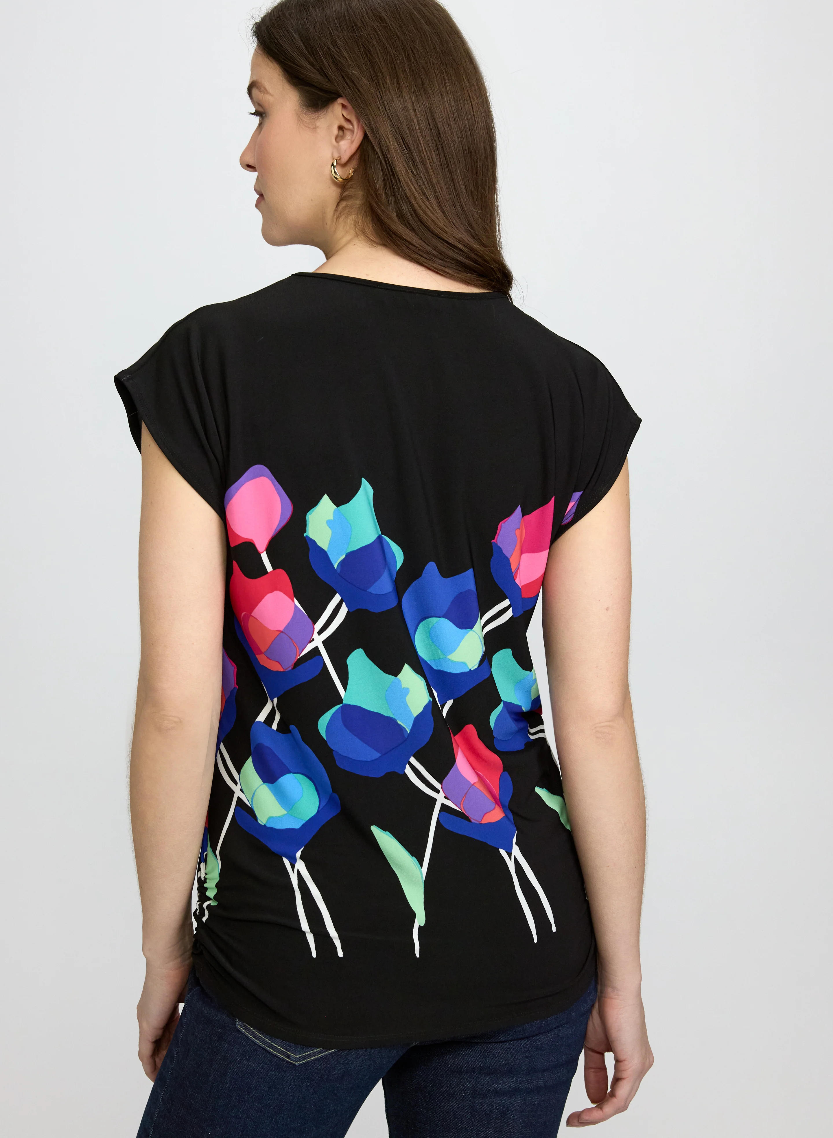 Tulip Print Top - Image 4