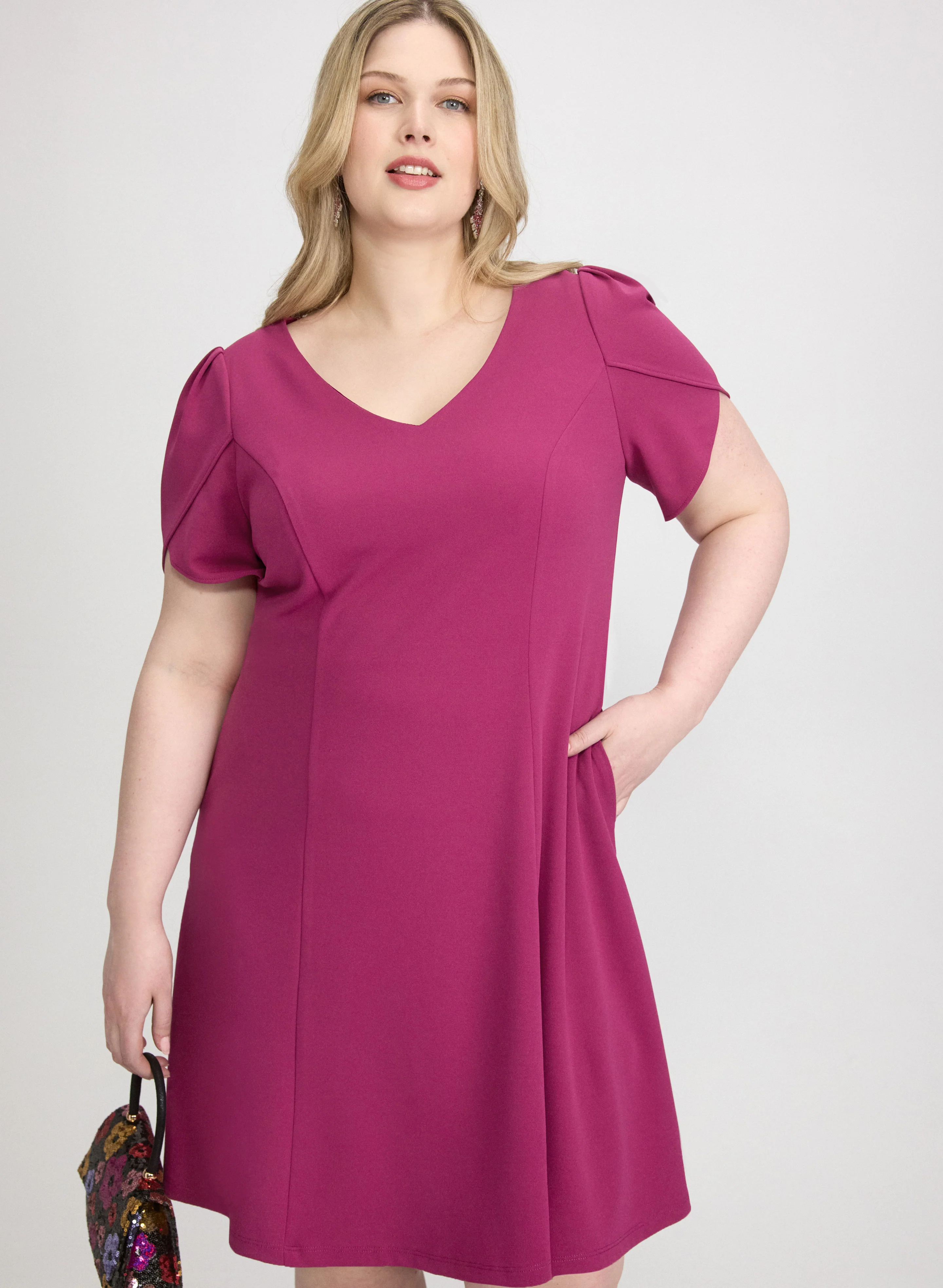 Tulip Sleeve Dress - Image 2