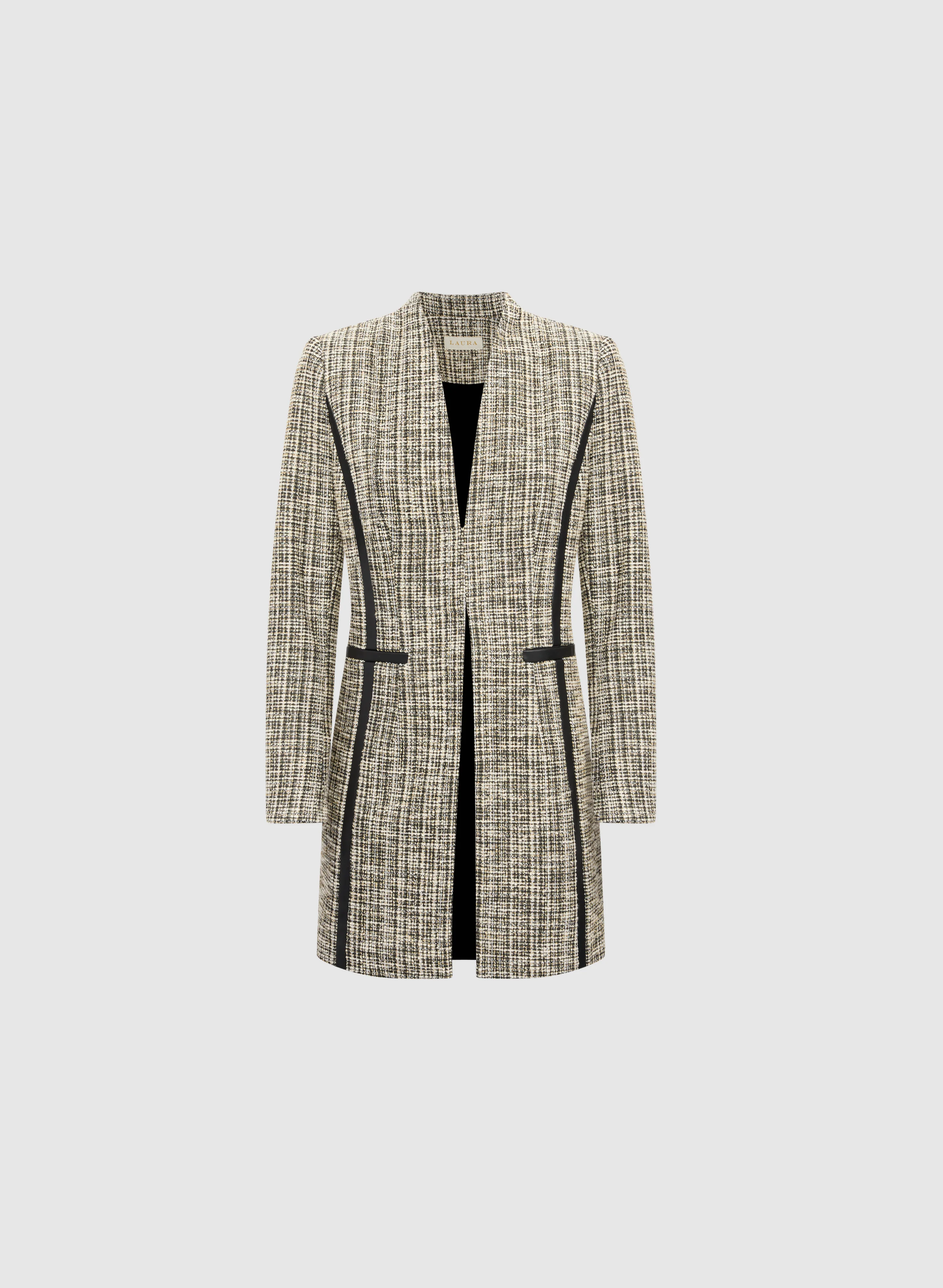 Tweed Open-Front Coat - Image 6