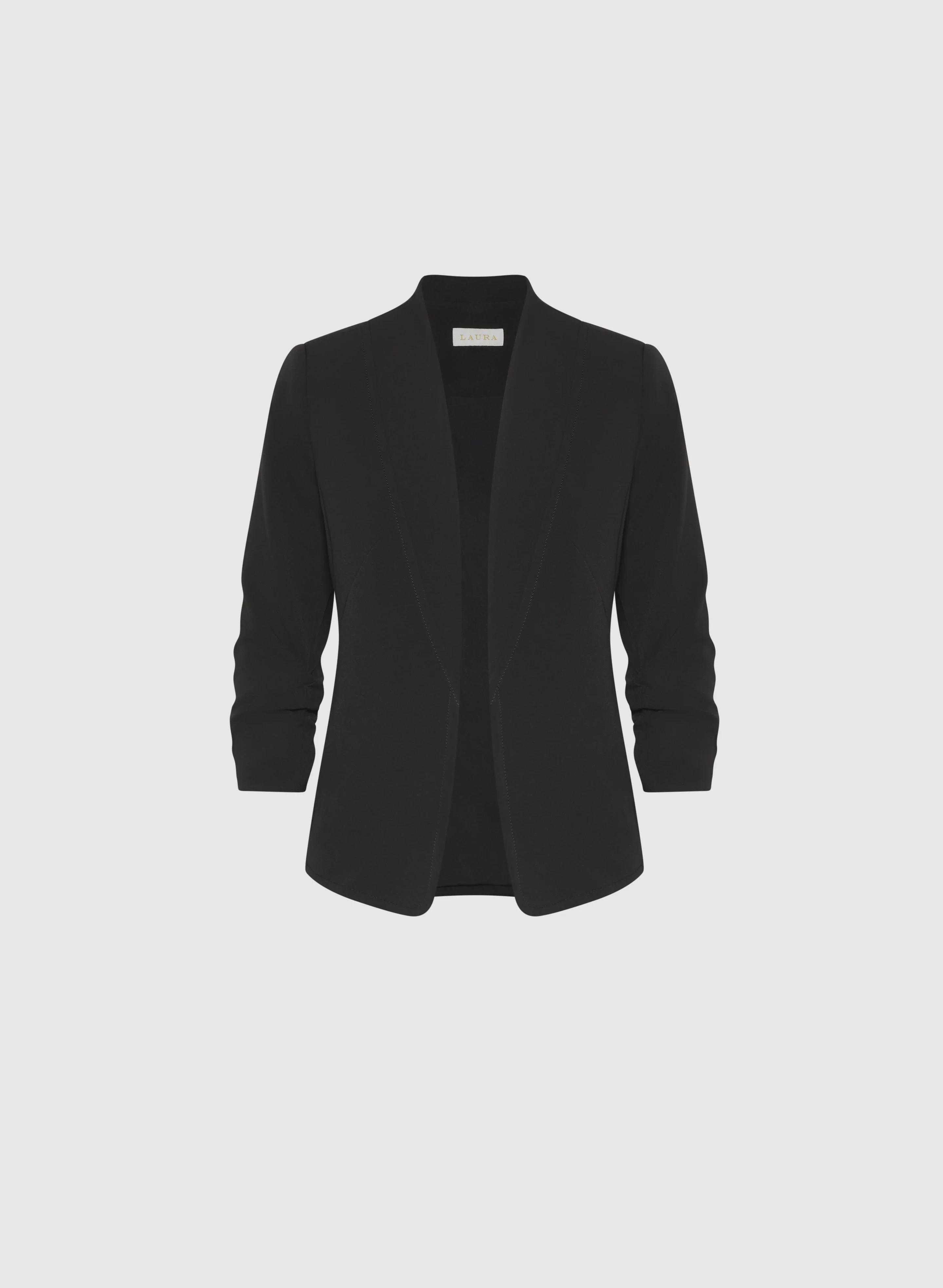 Twill 3/4 Sleeve Blazer - Image 6
