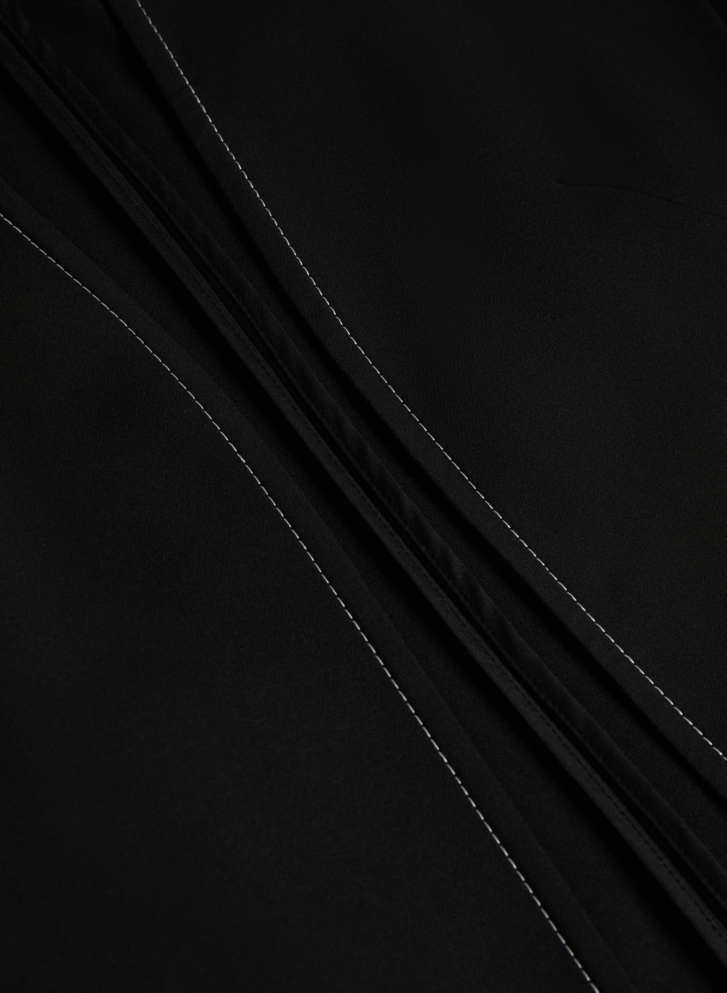 Open Twill Collarless Jacket - Image 7