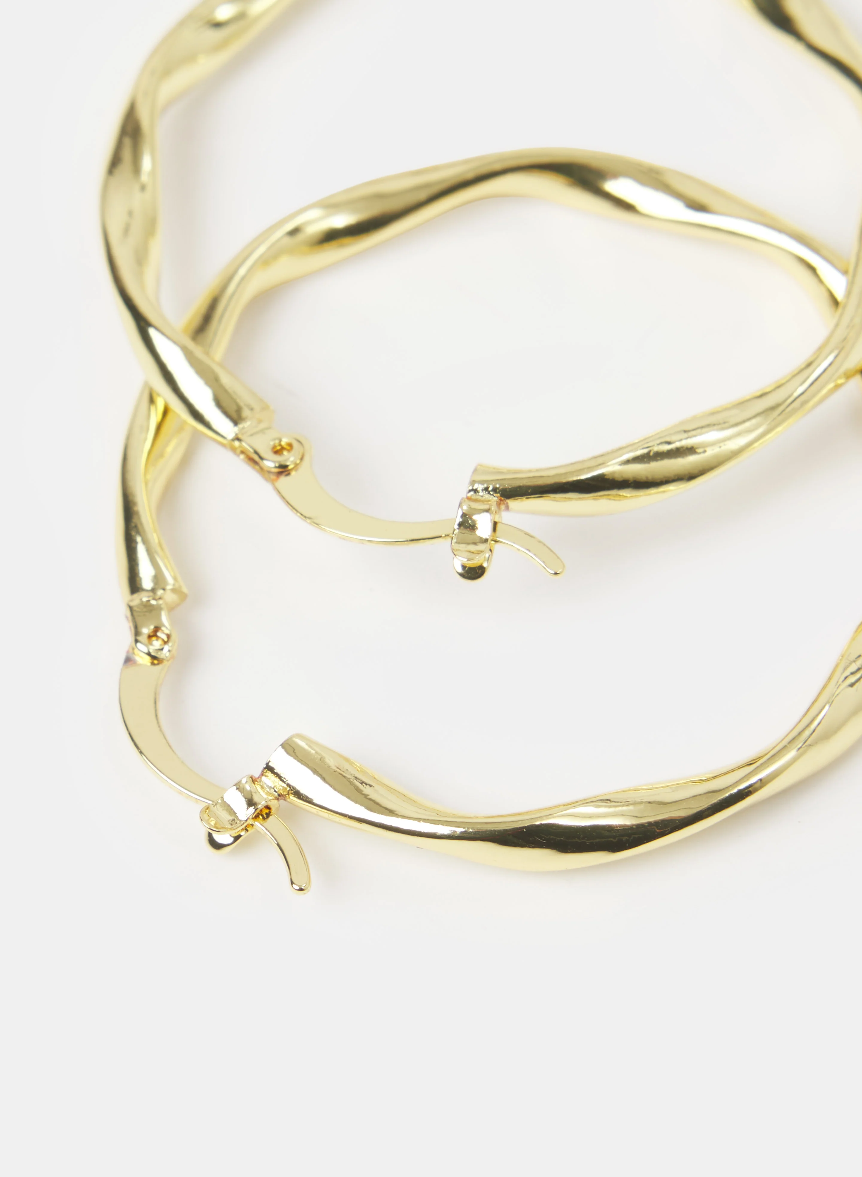 Twisted Hoop Earrings - Image 2