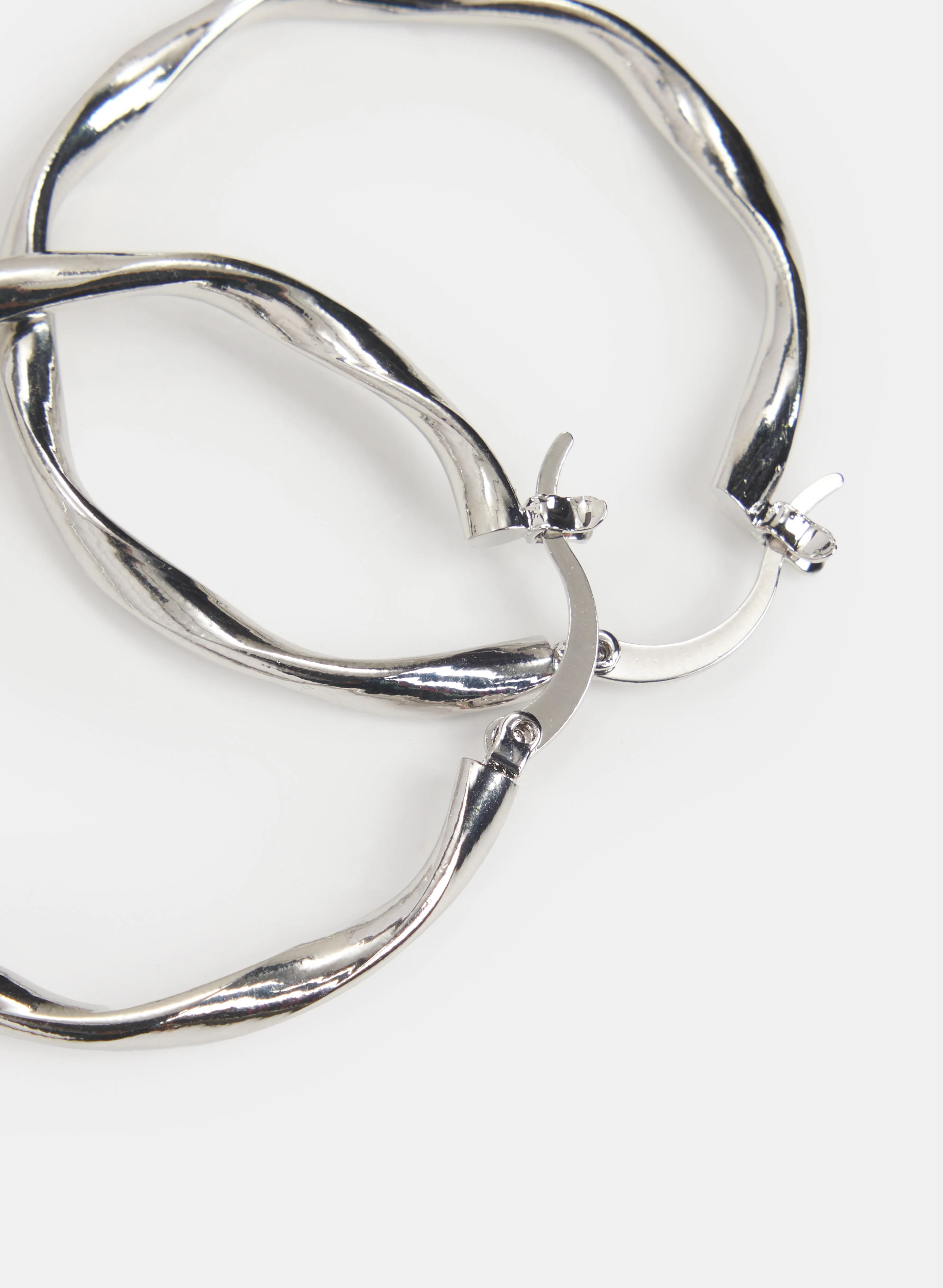 Twisted Hoop Earrings - Image 2