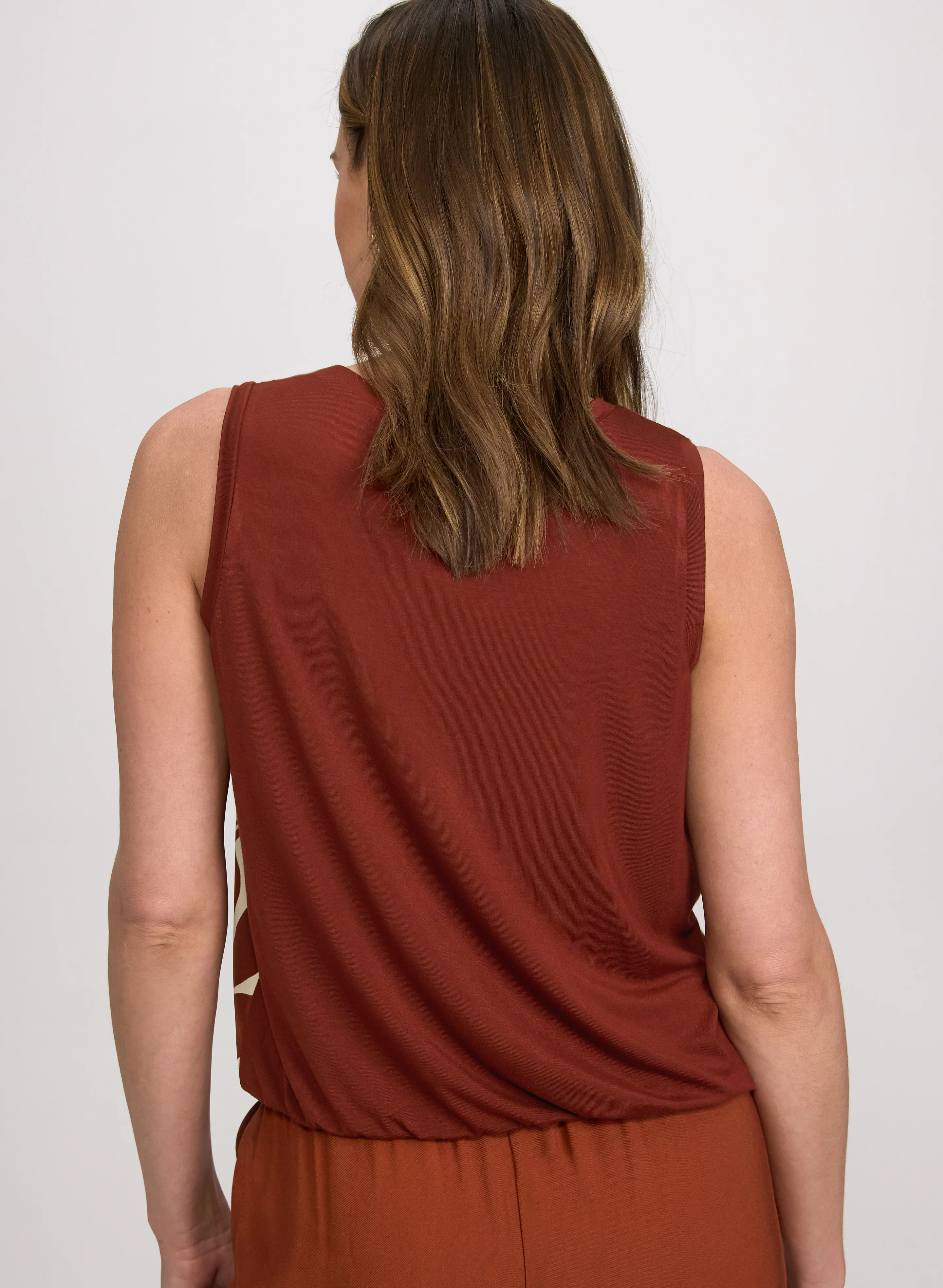 Two-Tone Floral Top - Image 3