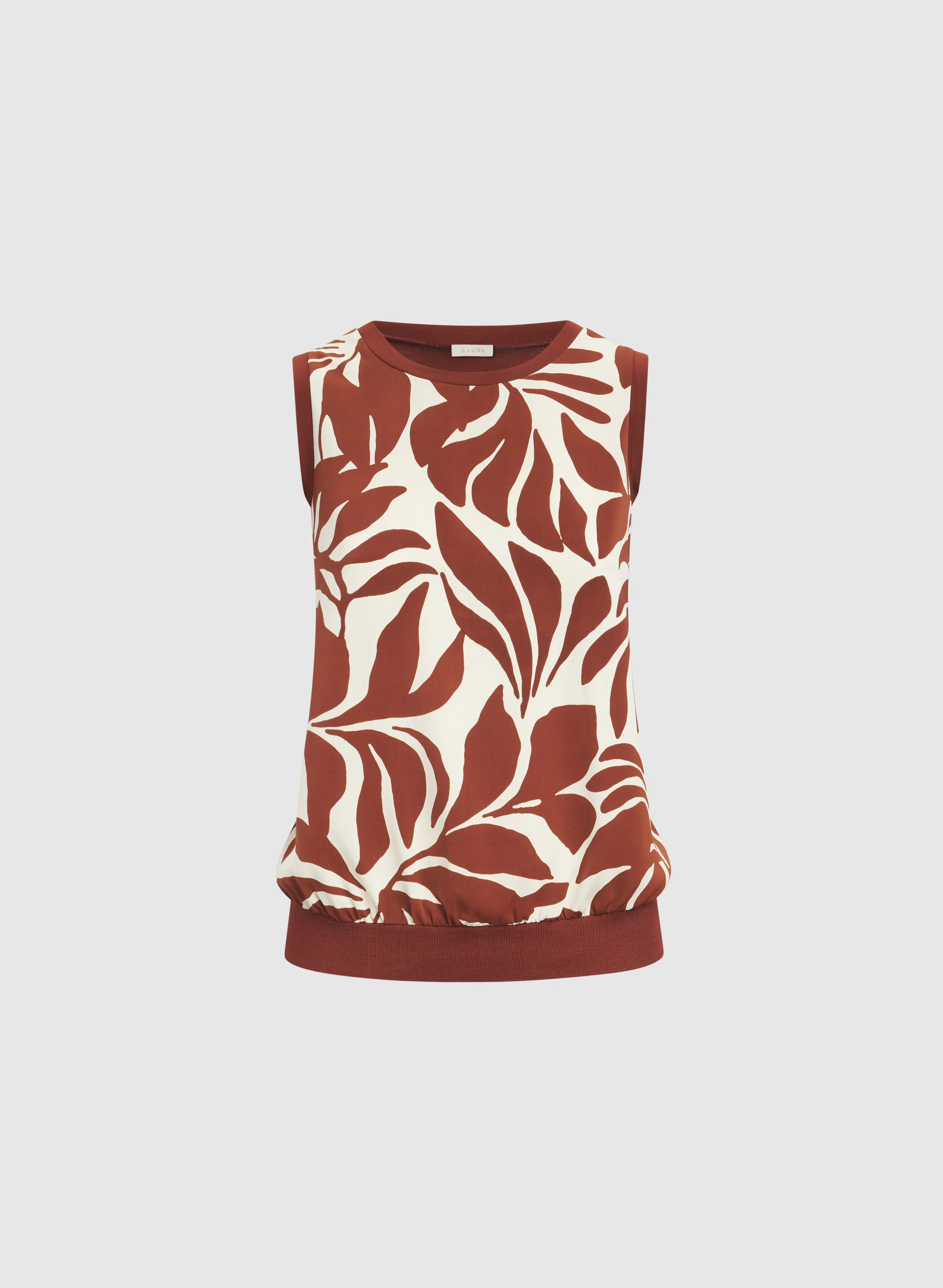 Two-Tone Floral Top - Image 7