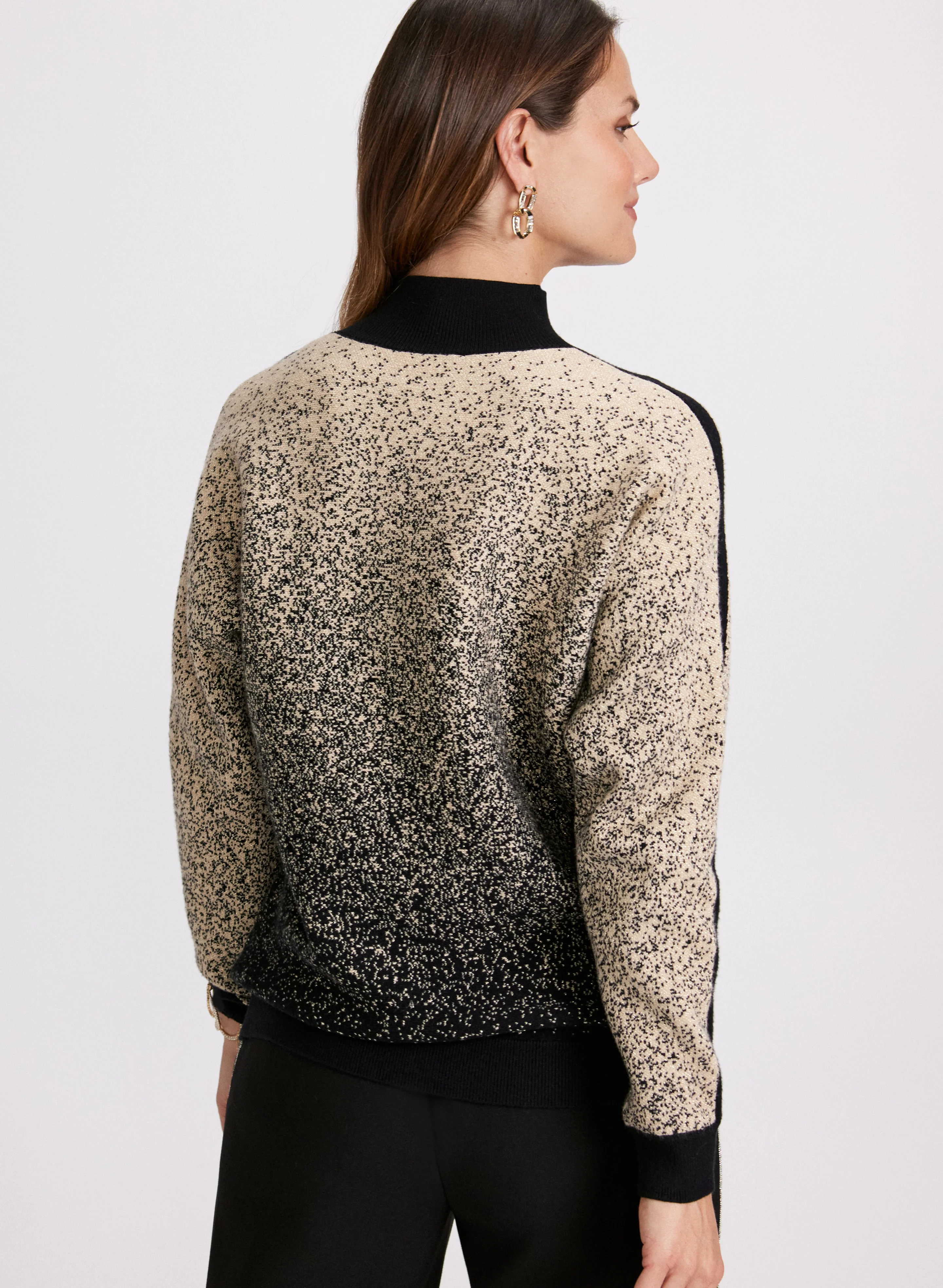 Two-Tone Lurex Sweater - Image 4