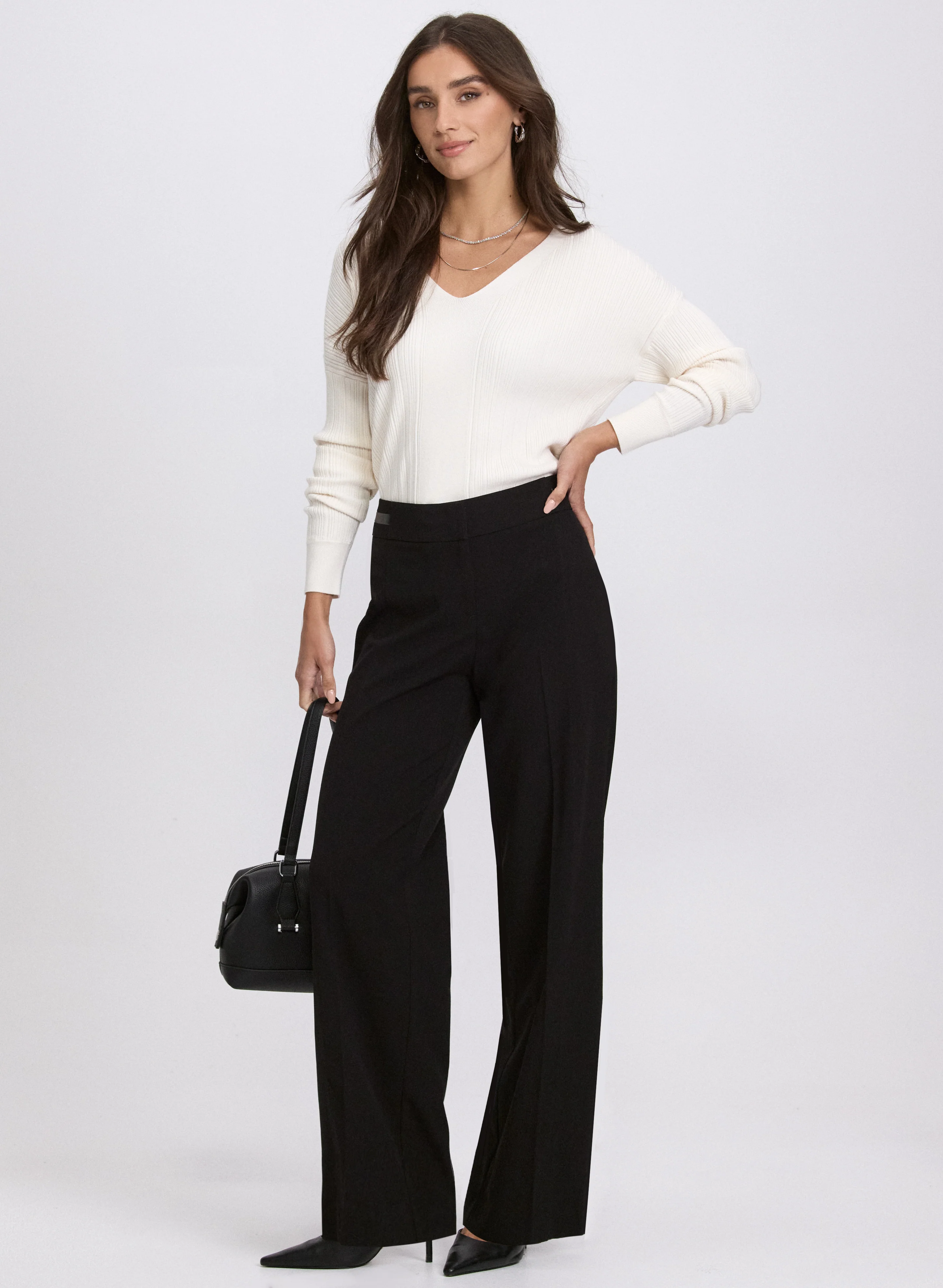 V-Neck Knit Pullover - Image 3
